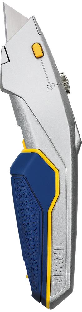 IRWIN 1967789 3/4-in 3 -Blade Retractable Utility Knife with On Tool Blade Storage