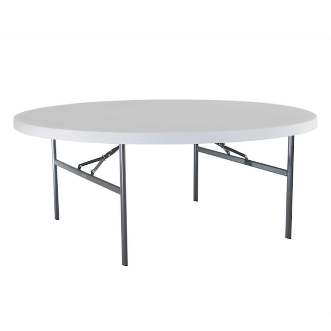 Folding Tables Department At, Round Utility Table