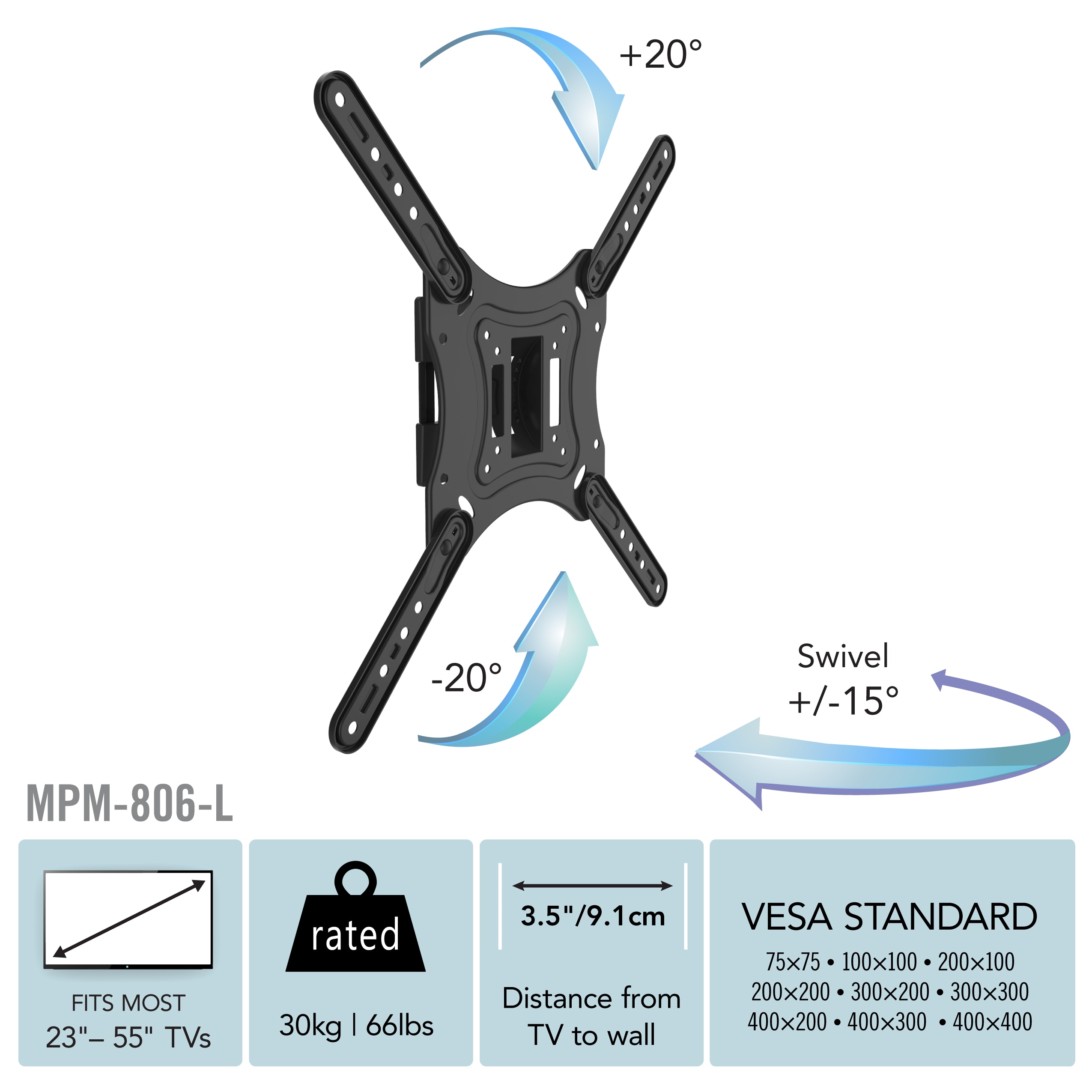 CorLiving MPM-806-L Tv-Mounts - View #2