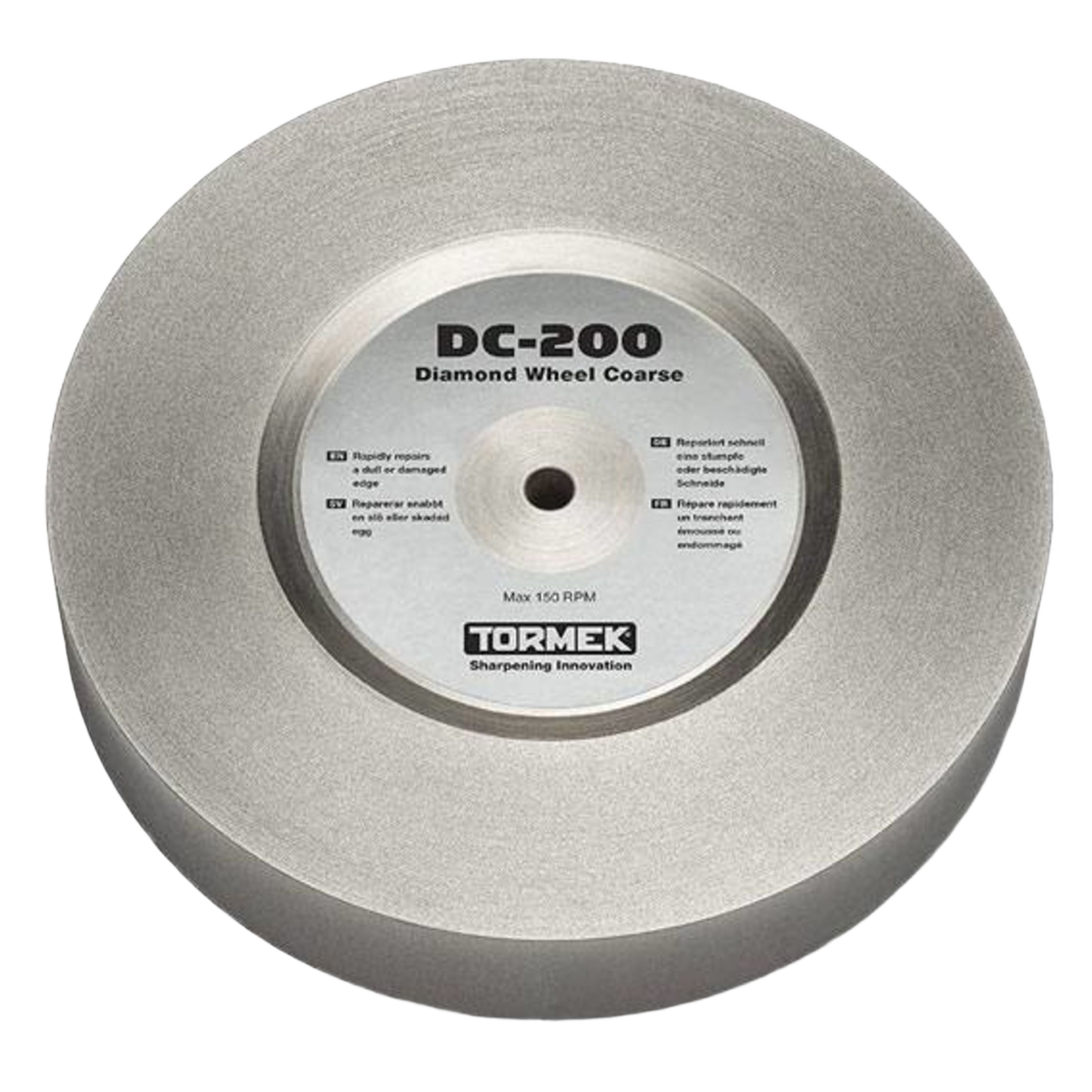 Tormek  DC-200 Diamond Wheel Coarse 360 grit - for Fast Steel Removal When Shaping and a Rapid Repair of a Dull or Damaged Edge - Fits T-4 -T-4 Bushcraft - and T-3 Models