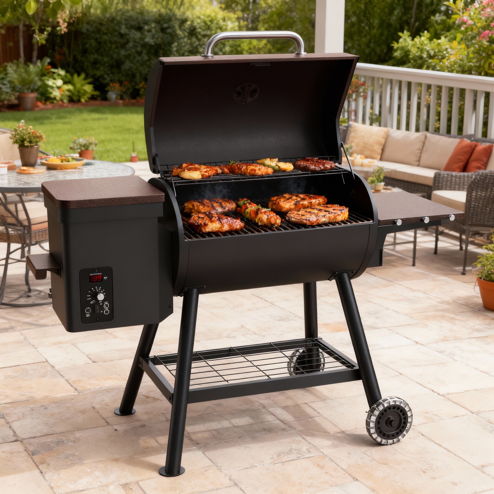 KingChii PELLET-GRILL-03-BR Pellet-Grills - View #7