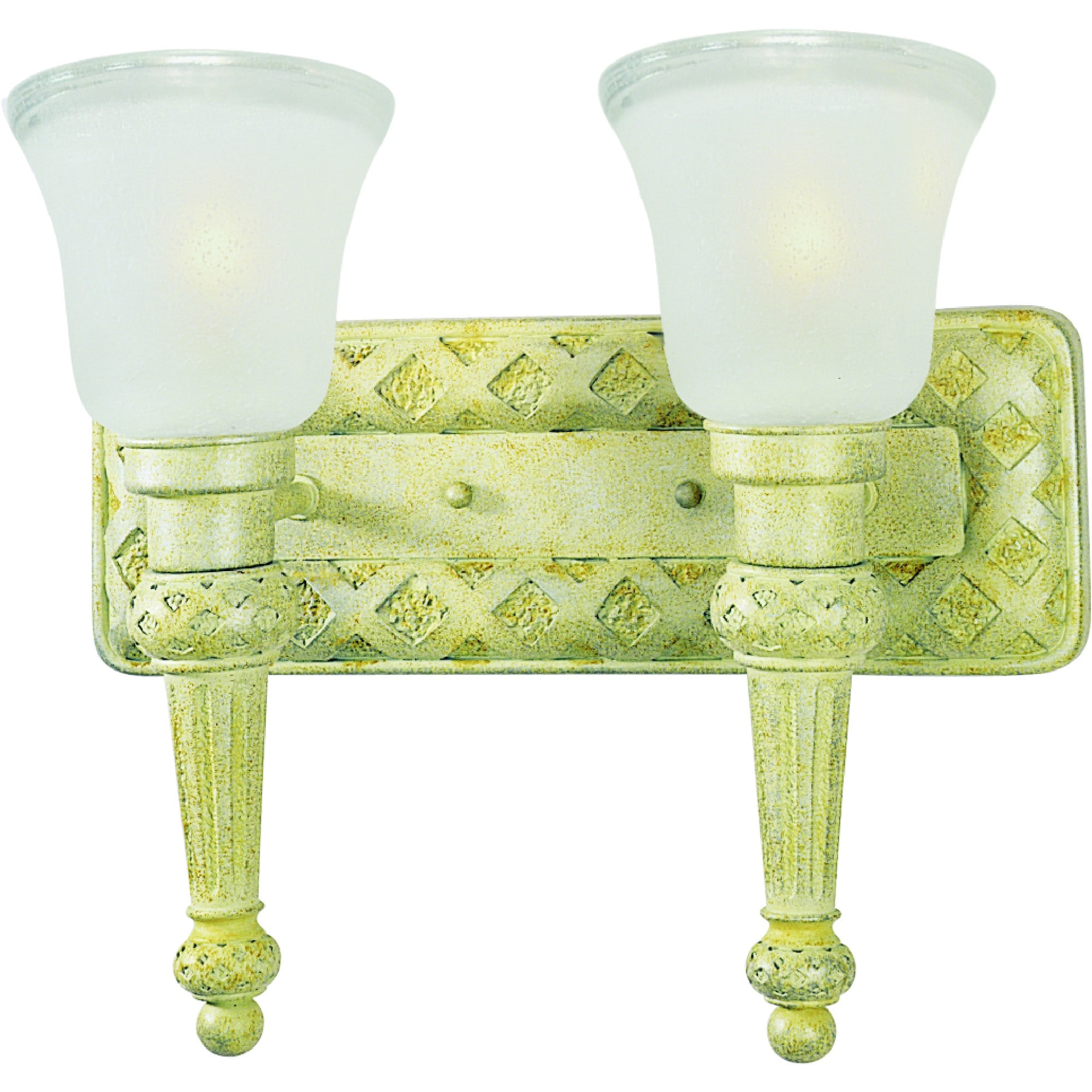 Volume Lighting V1412-71 Alexandria 15-in 2 -Light Satin Gold Transitional Vanity light
