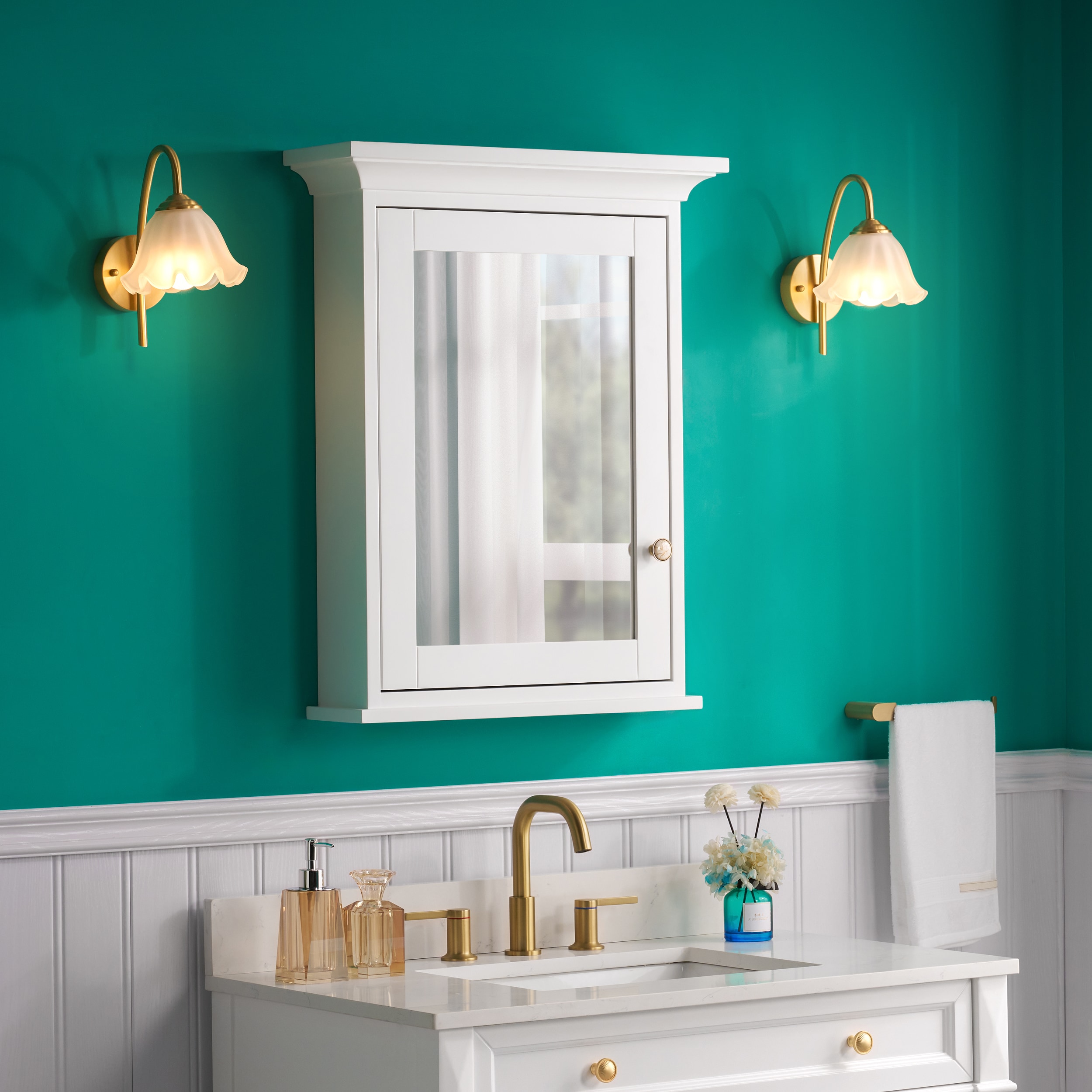 WELLFOR EX3BMFL-24-36 Bathroom-Medicine-Cabinets - View #3