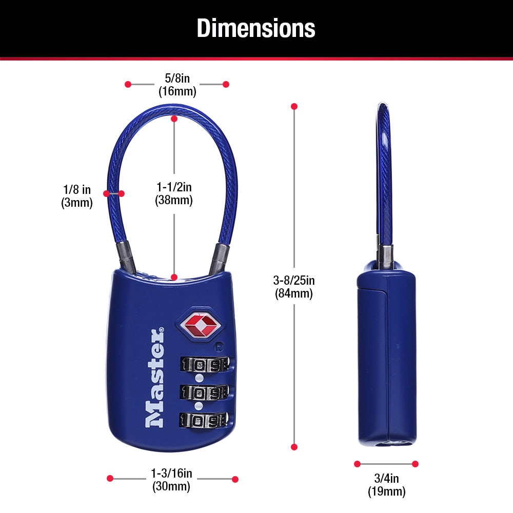 Lowes luggage locks on sale