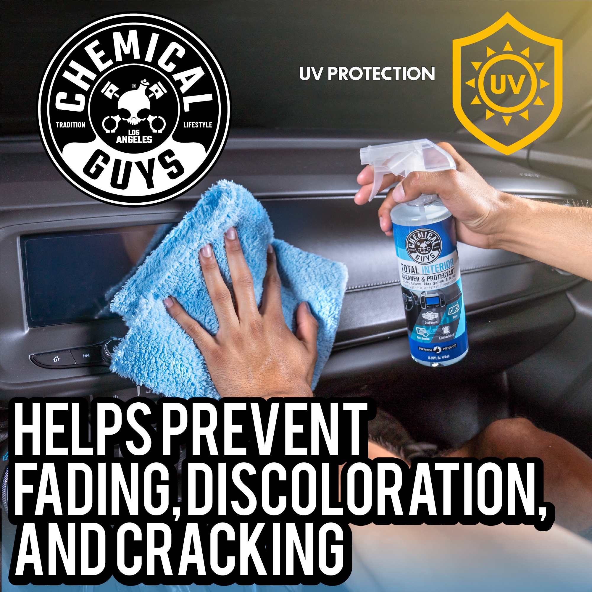 Chemical Guys Foaming Fabric Clean Carpet/Upholstery Shampoo & Odor El -  Fuel Injector Connection