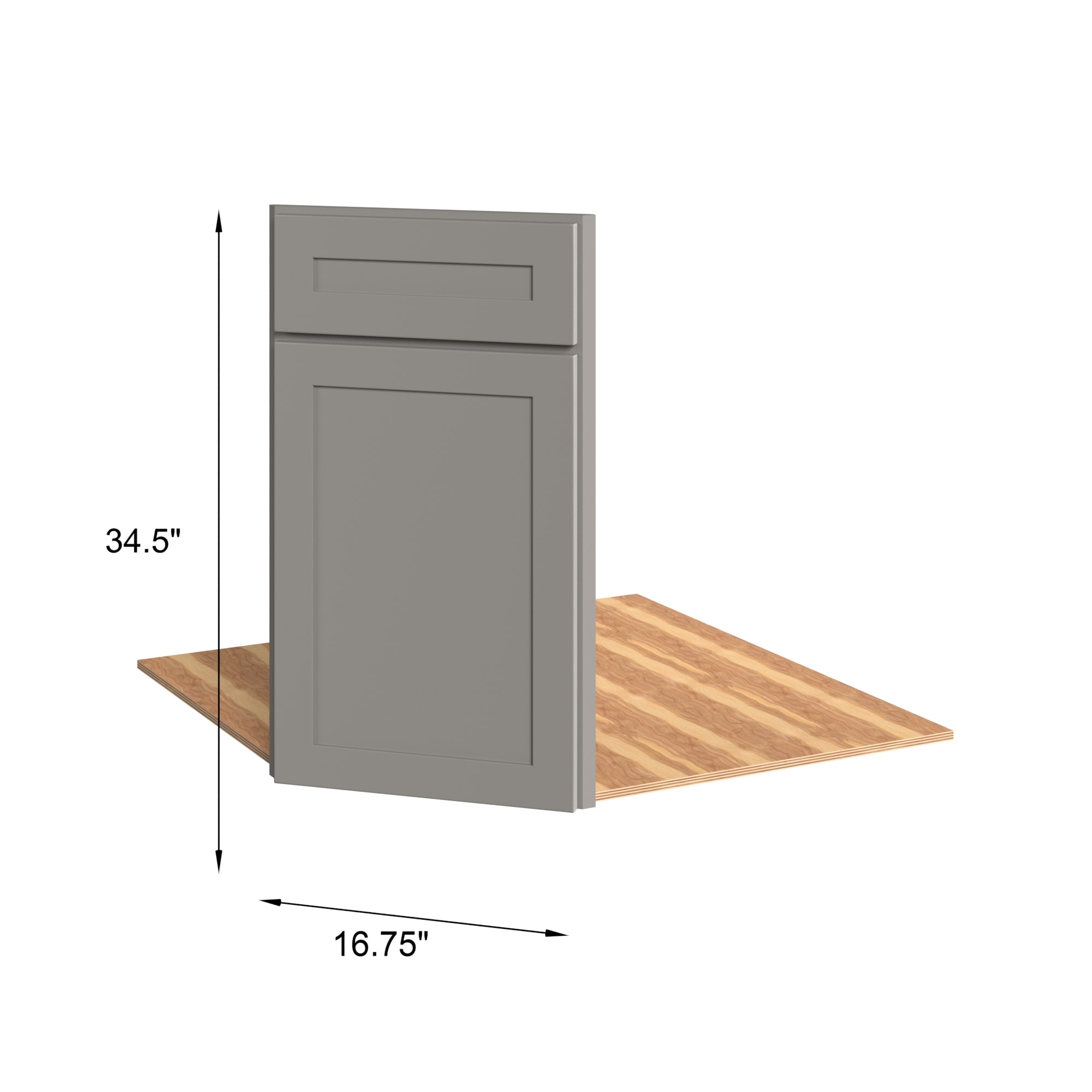 KraftMaid Momentum SFA36RG81 Cabinets-Kitchen - View #3