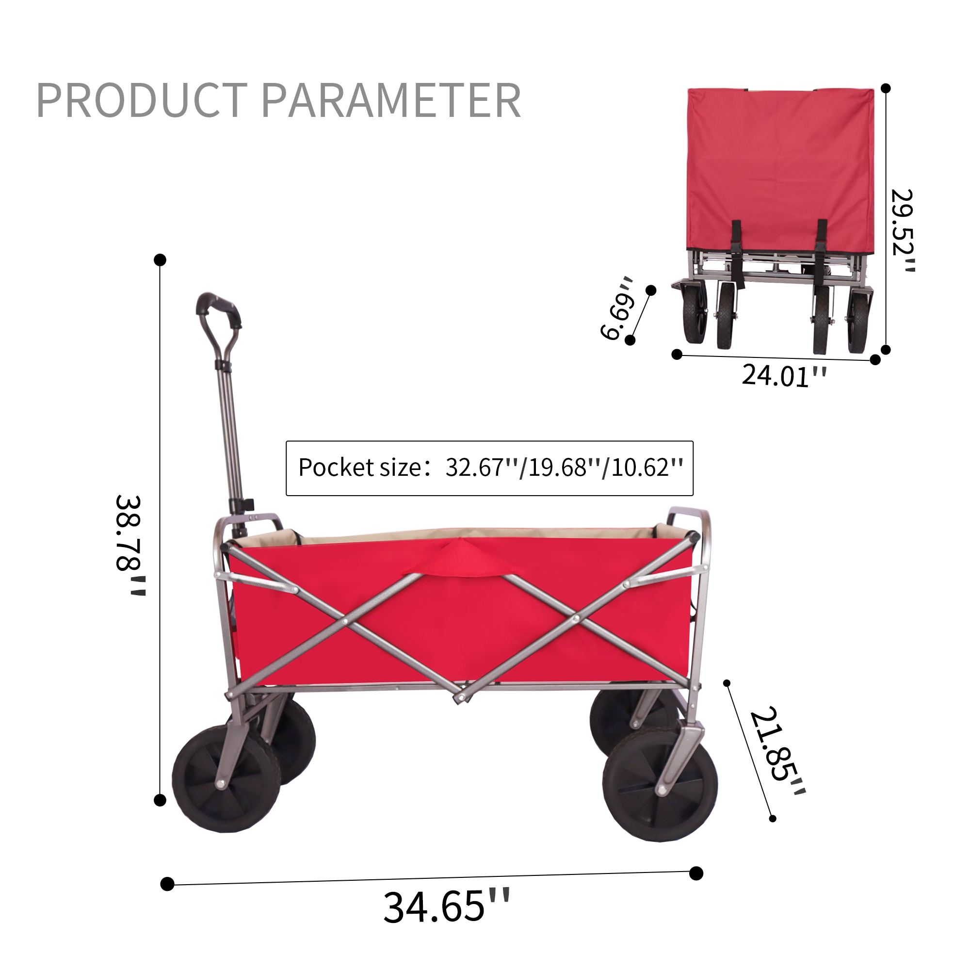 AHIOU HOME ZAAHG-102218C Yard-Carts - View #12