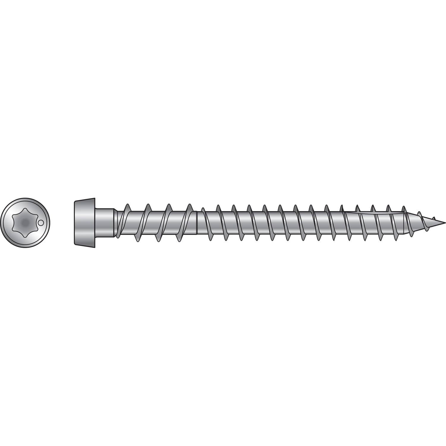 Simpson Strong-Tie DCU234T180 Deck-Screws - View #7