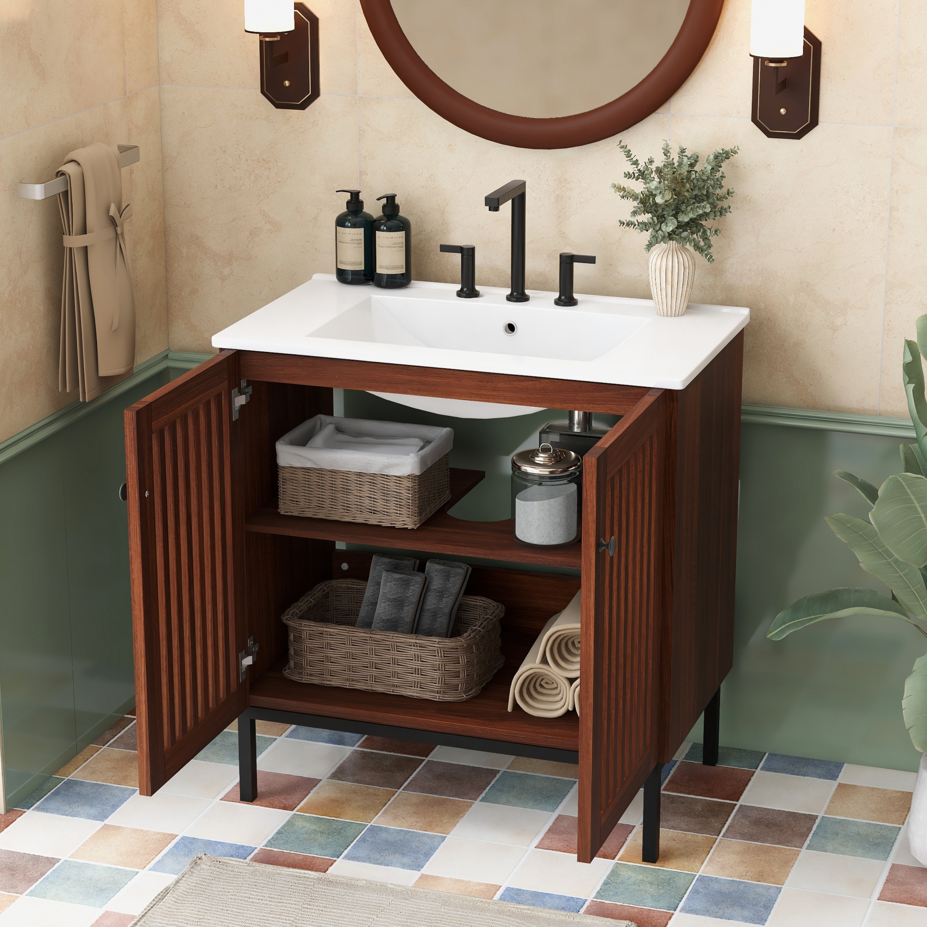 WELLFOR EX3BMBL-40-24 Bath-Vanity-Combo - View #4