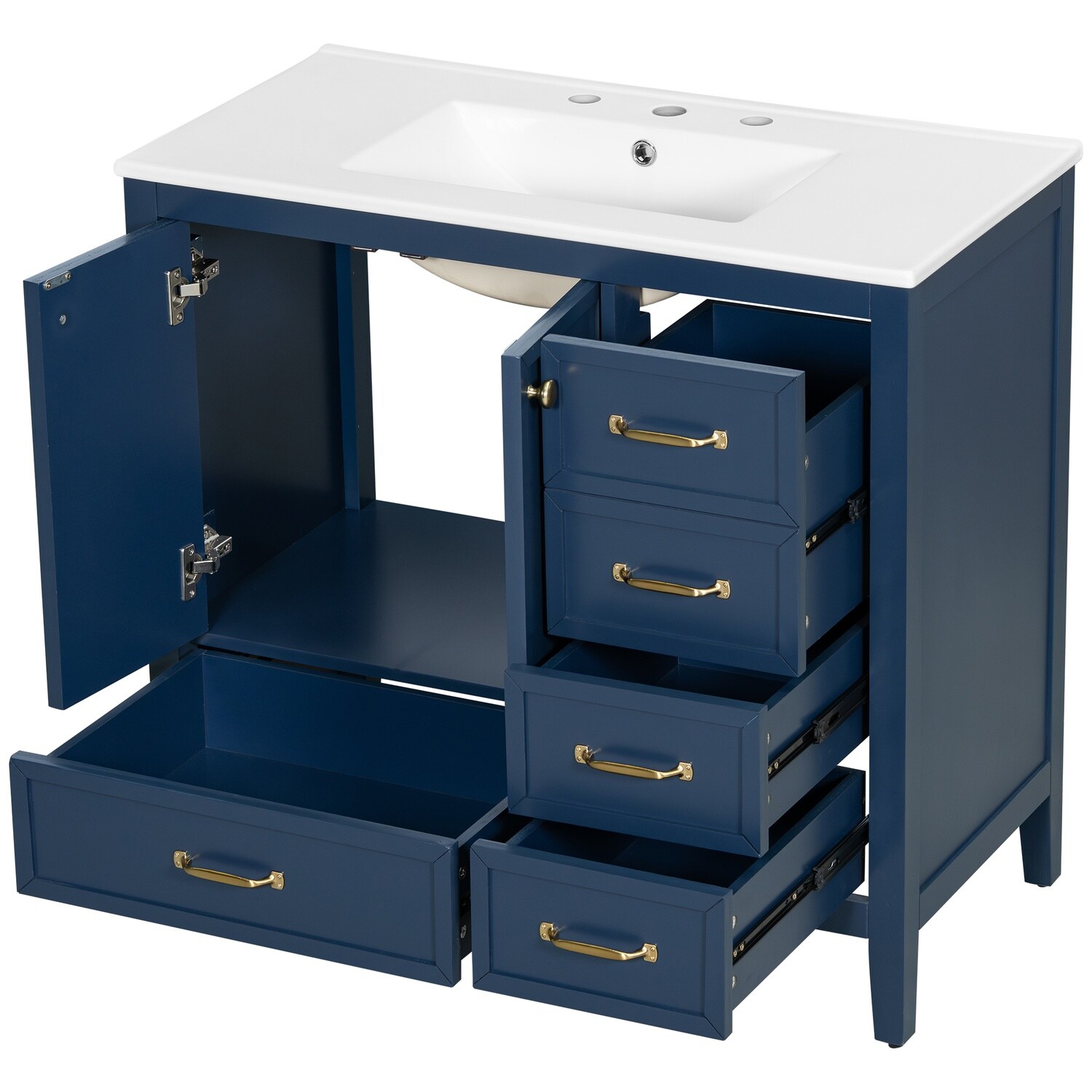 Watnature 6YJJ6439RH83 Bath-Vanity-Combo - View #3