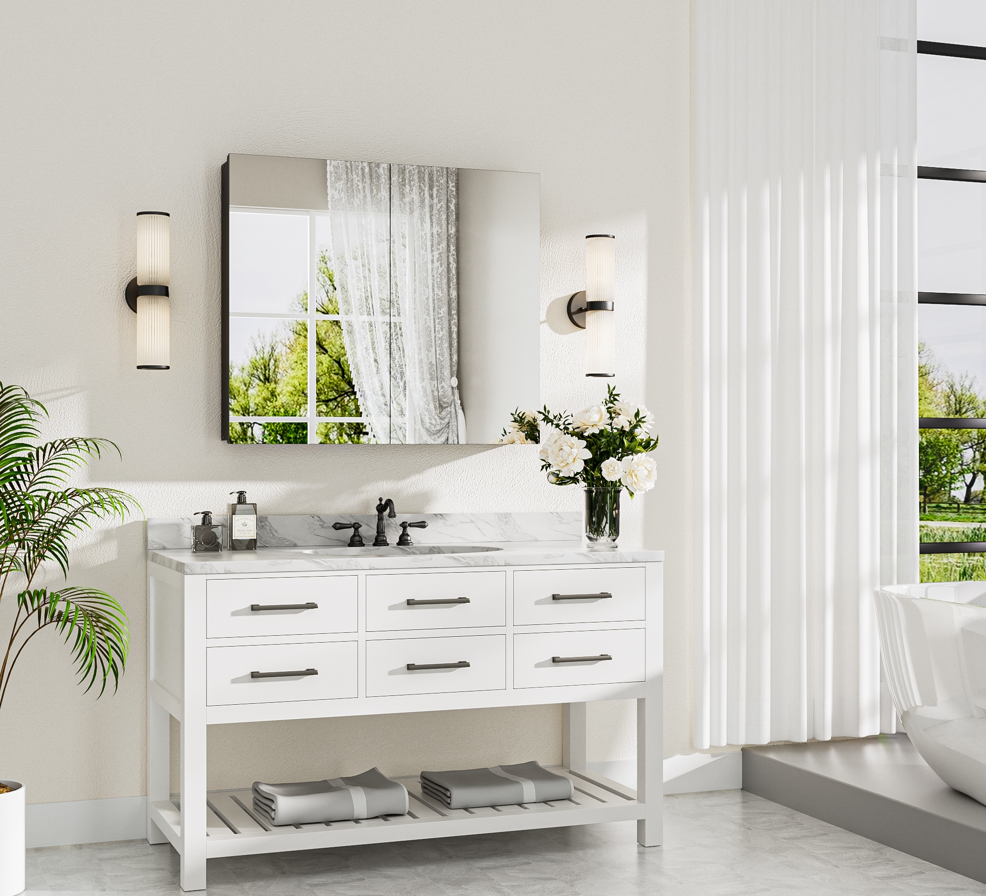 TETOTE LSC-TE-3026BK-M11 Bathroom-Medicine-Cabinets - Thumbnail View #2