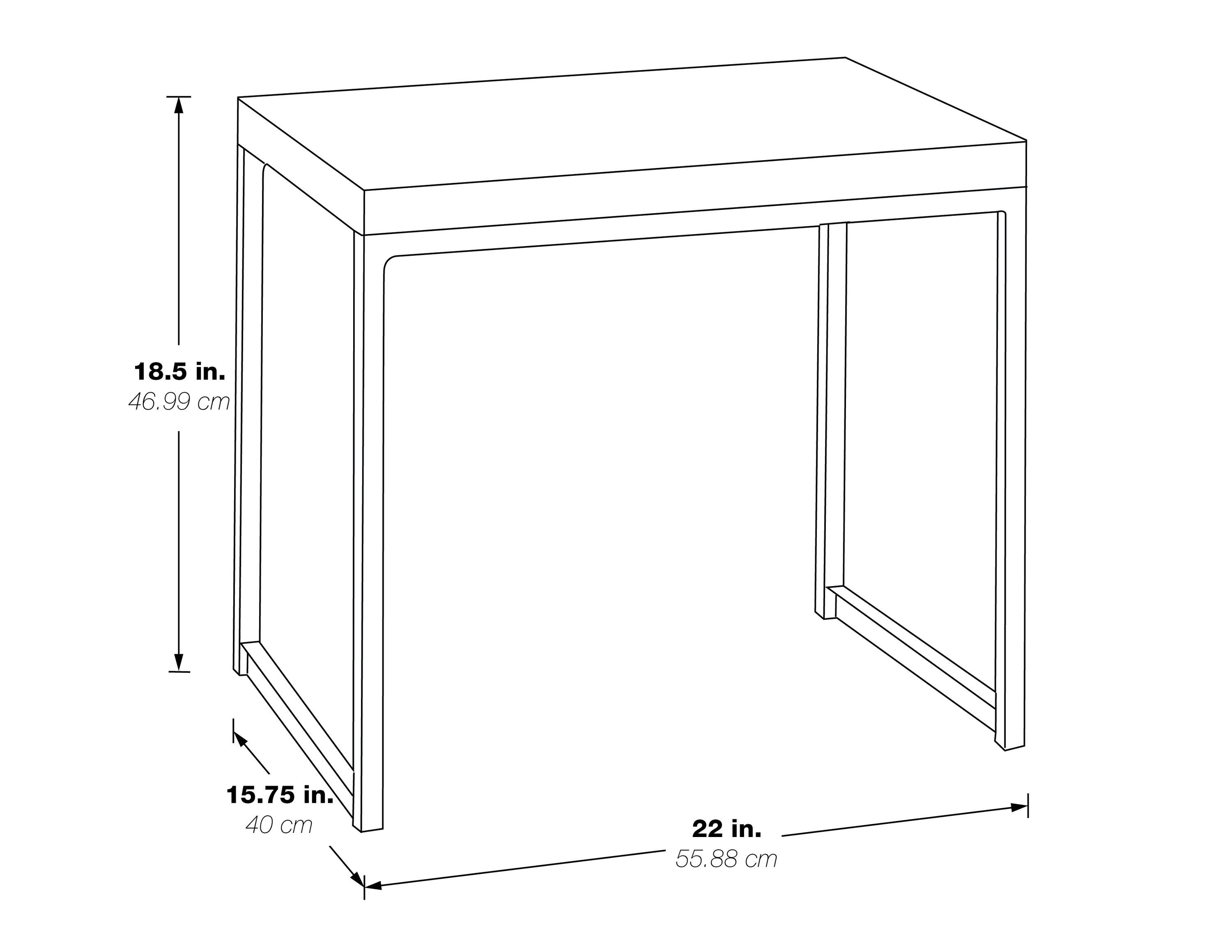 Office Star Products WST09-WH End-Tables - View #8