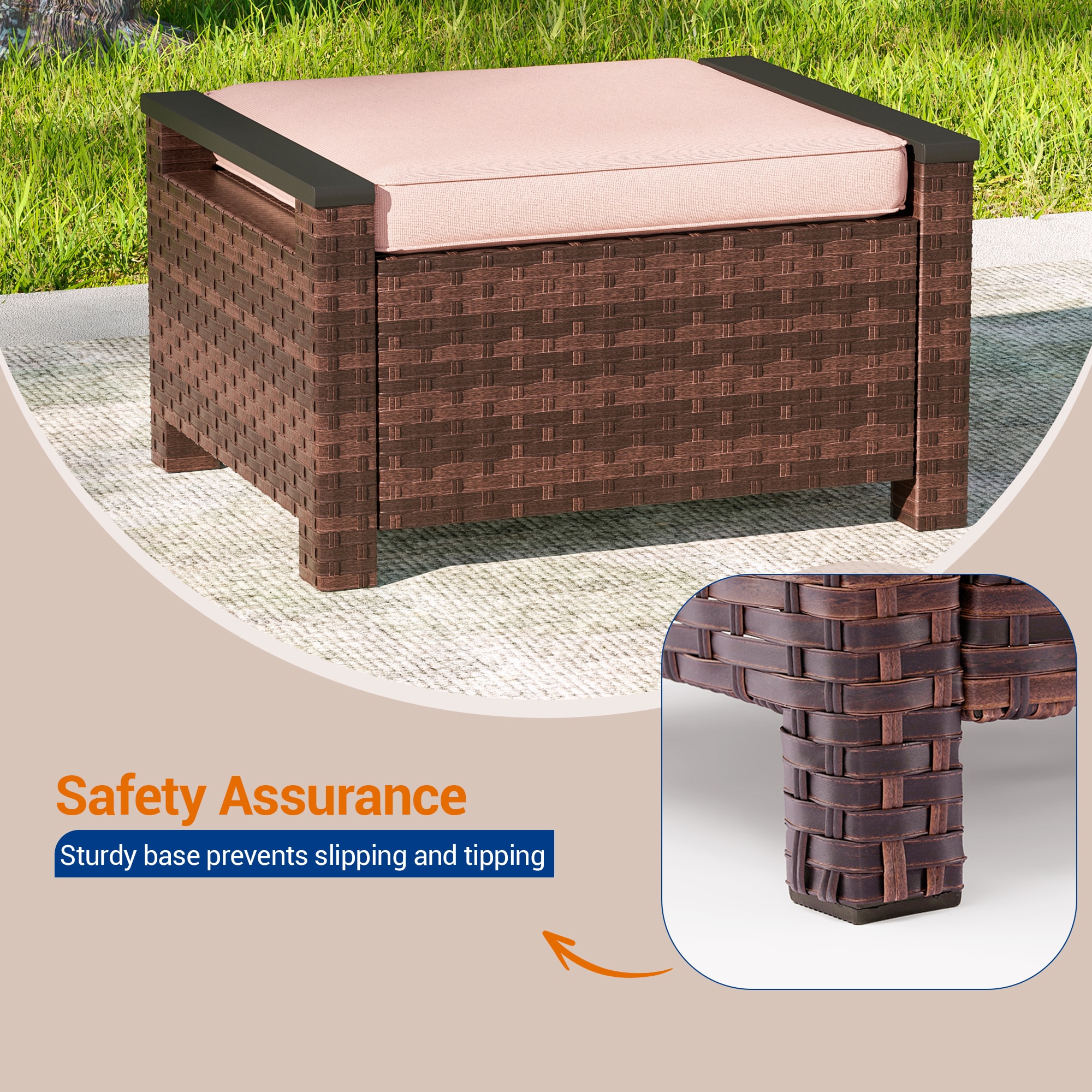 ACEGOSES LW-PS-126S1BSD Patio-Conversation-Sets - View #4