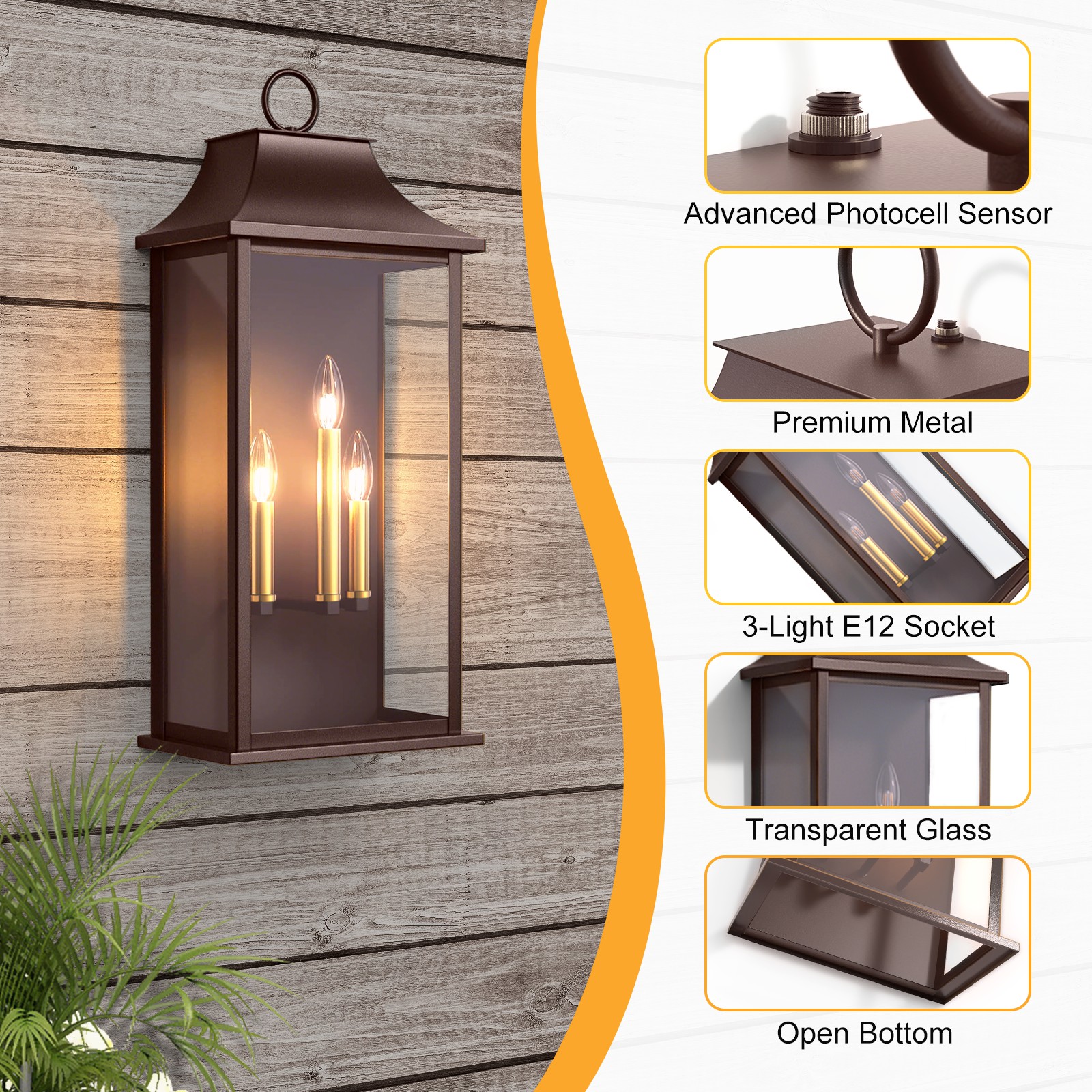 Maxax 7008-3BR Outdoor-Wall-Lighting - View #3