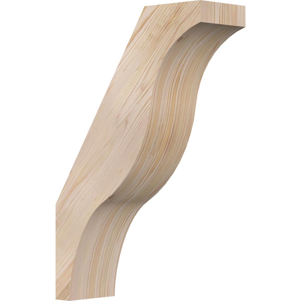 Ekena Millwork BRC06X16X24FST00SDF 5-1/2-in x 16-in x 24-in Douglas Fir Unfinished Wood Funston Smooth Knee Brace