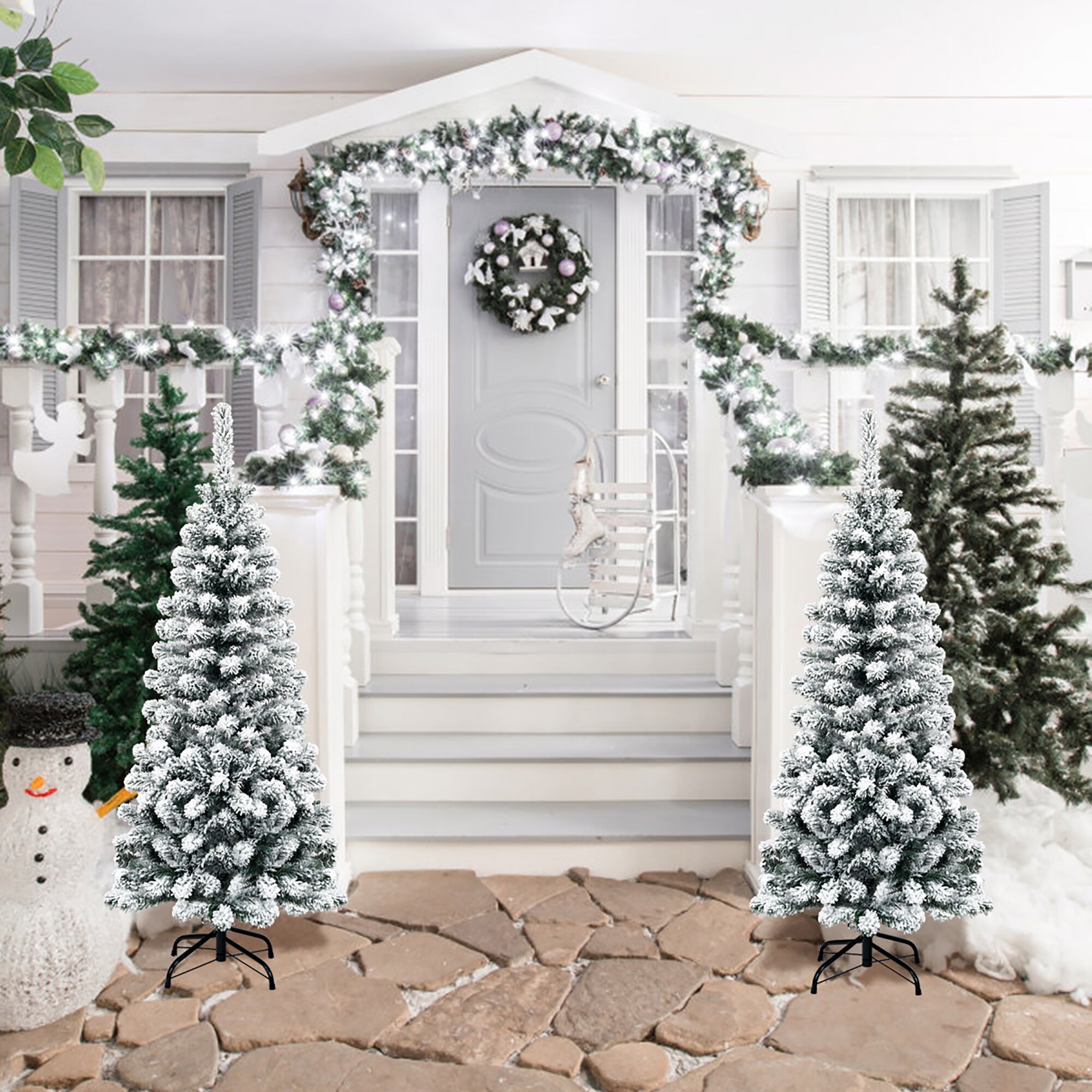 Costway CM22871 Artificial-Christmas-Trees - View #8