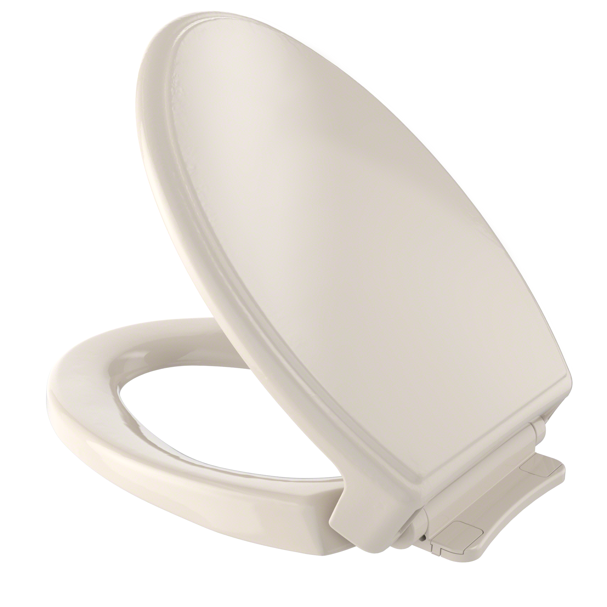 TOTO Plastic Bone Elongated Soft Close Toilet Seat SS154-03 at Lowes.com