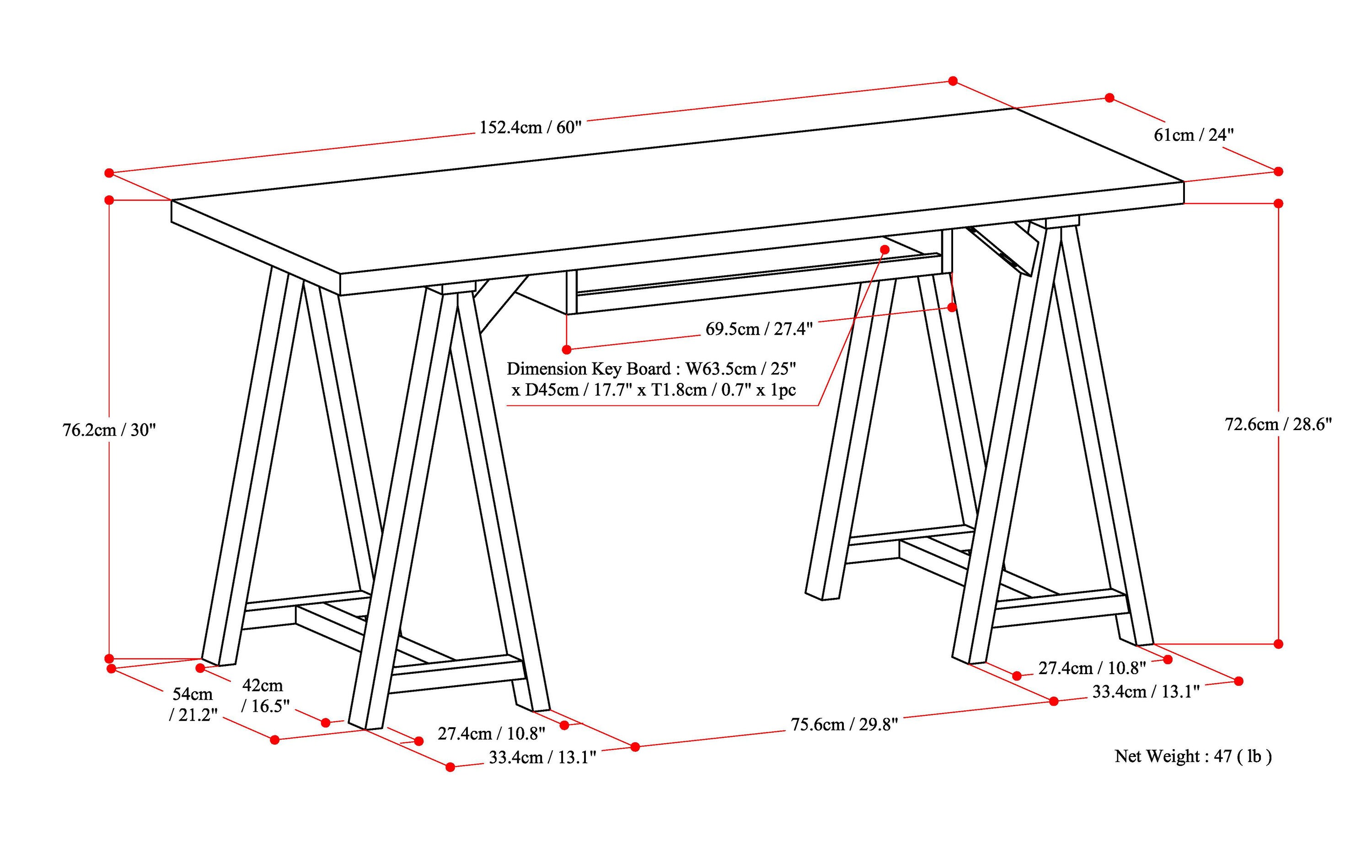 Simpli Home 3AXCSAW-07-BR desks - View #9