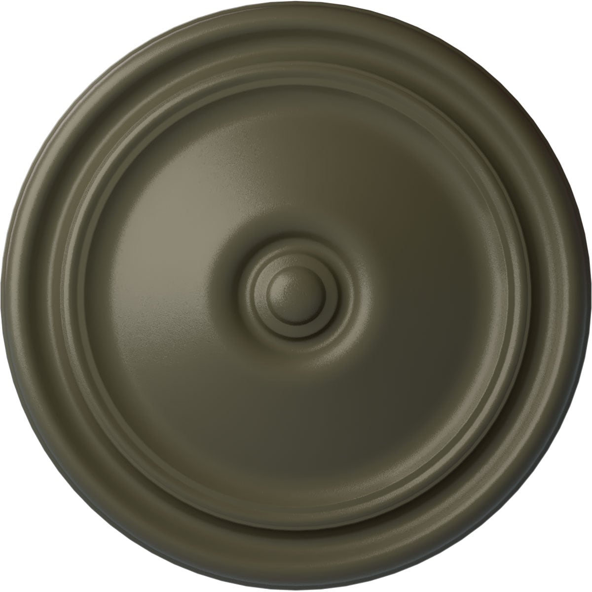Ekena Millwork CM12REWHF Reece 12-in W x 12-in L Painted Witch Hazel Polyurethane Whole Ceiling Medallion