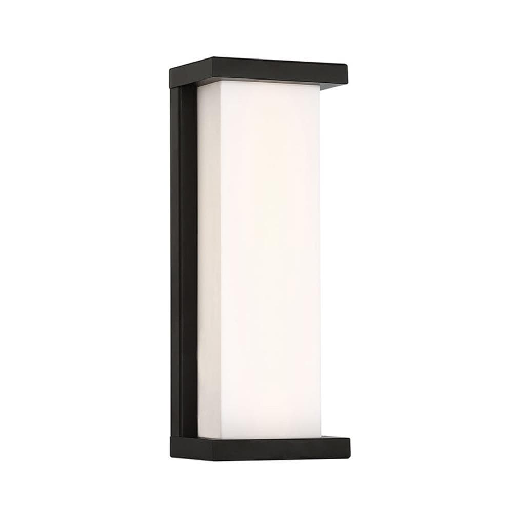 dweLED WS-W47814-BK Case 1 -Light 14-in H Matte Black Hardwired Dark Sky Integrated LED Outdoor Wall Light