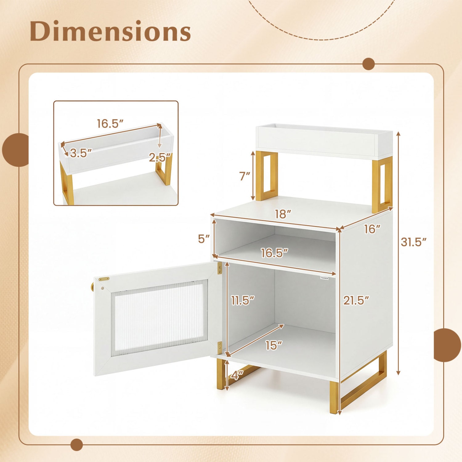 Volenca VOL-QJYURM nightstands - View #3