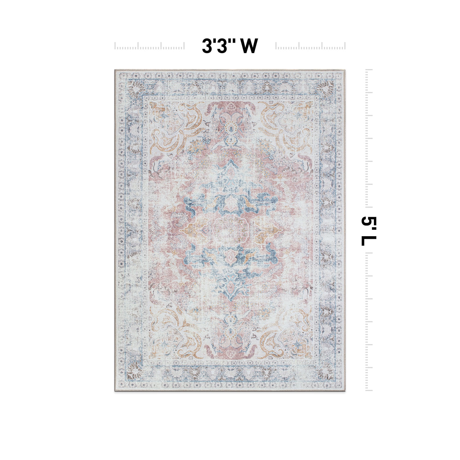 World Rug Gallery 5059RUST3X5 rugs - View #4