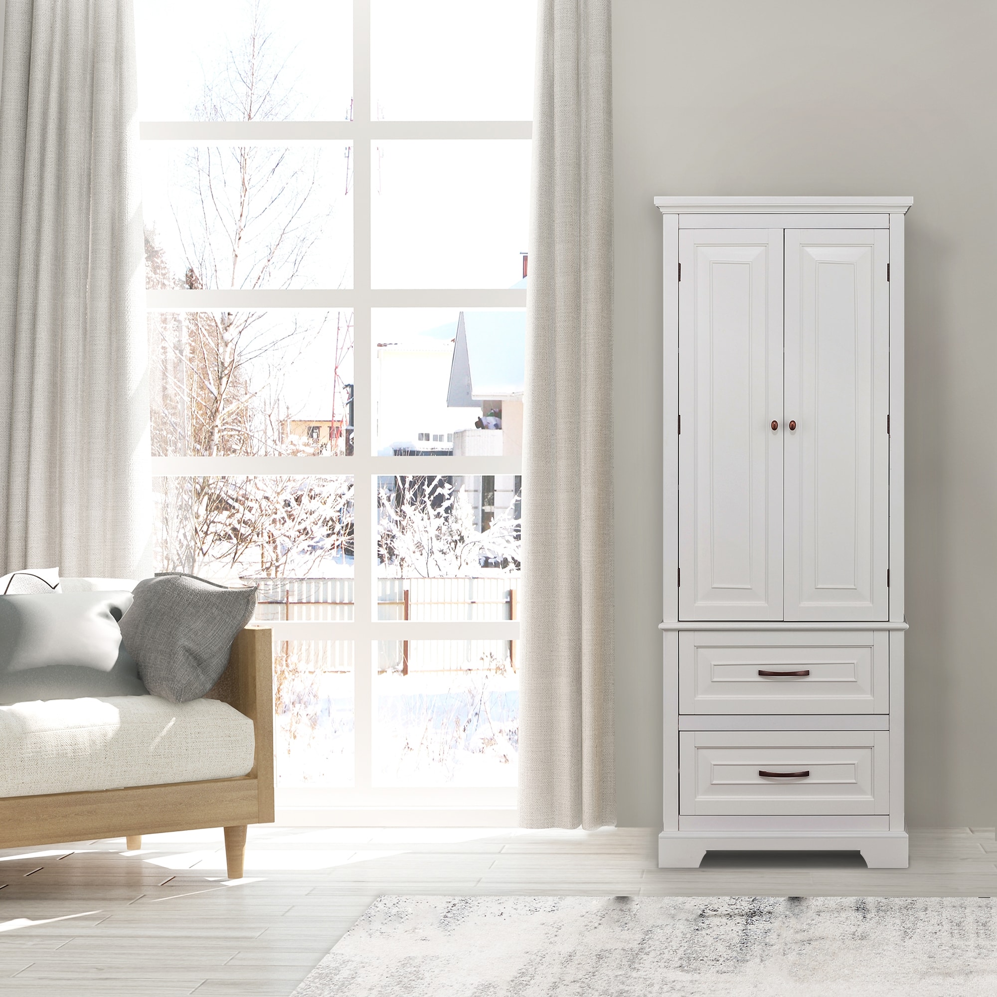 Teamson Home ELG-592S Linen-Cabinets - View #3