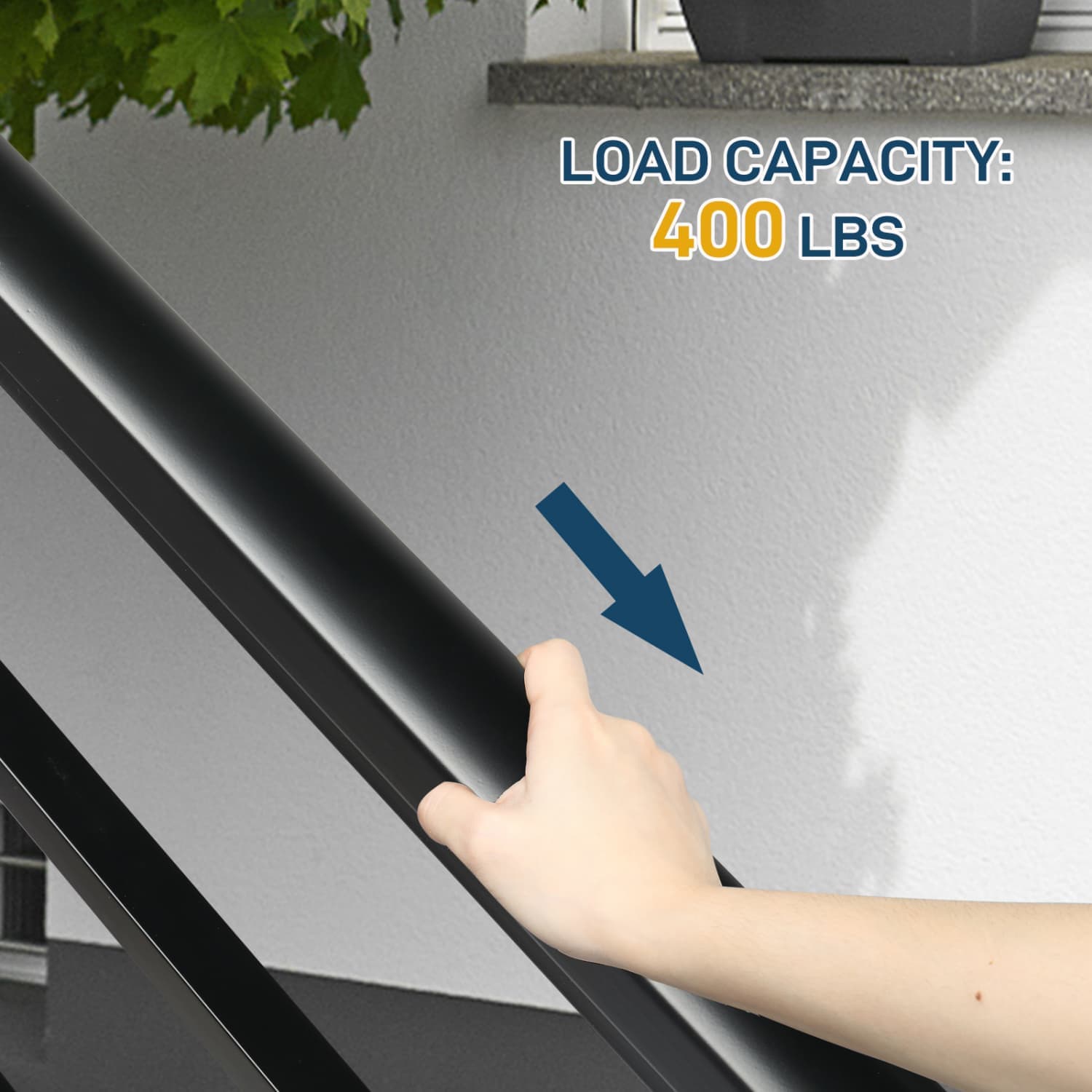 Angel Sar L2ZYYA403HROS-BK Interior-Stairpart-Railing - View #4