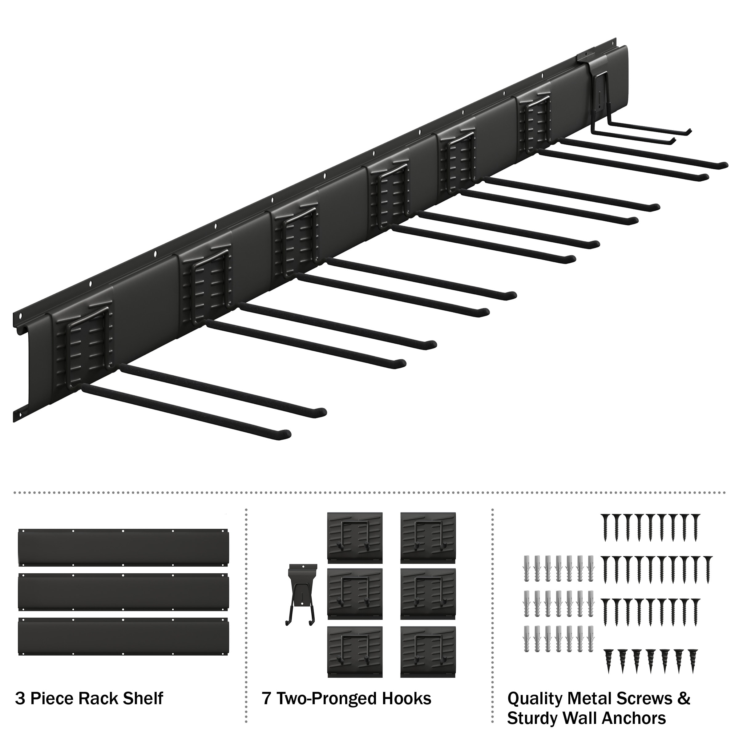 Stalwart 83-SS1000 Garage-Storage-Hooks - View #6