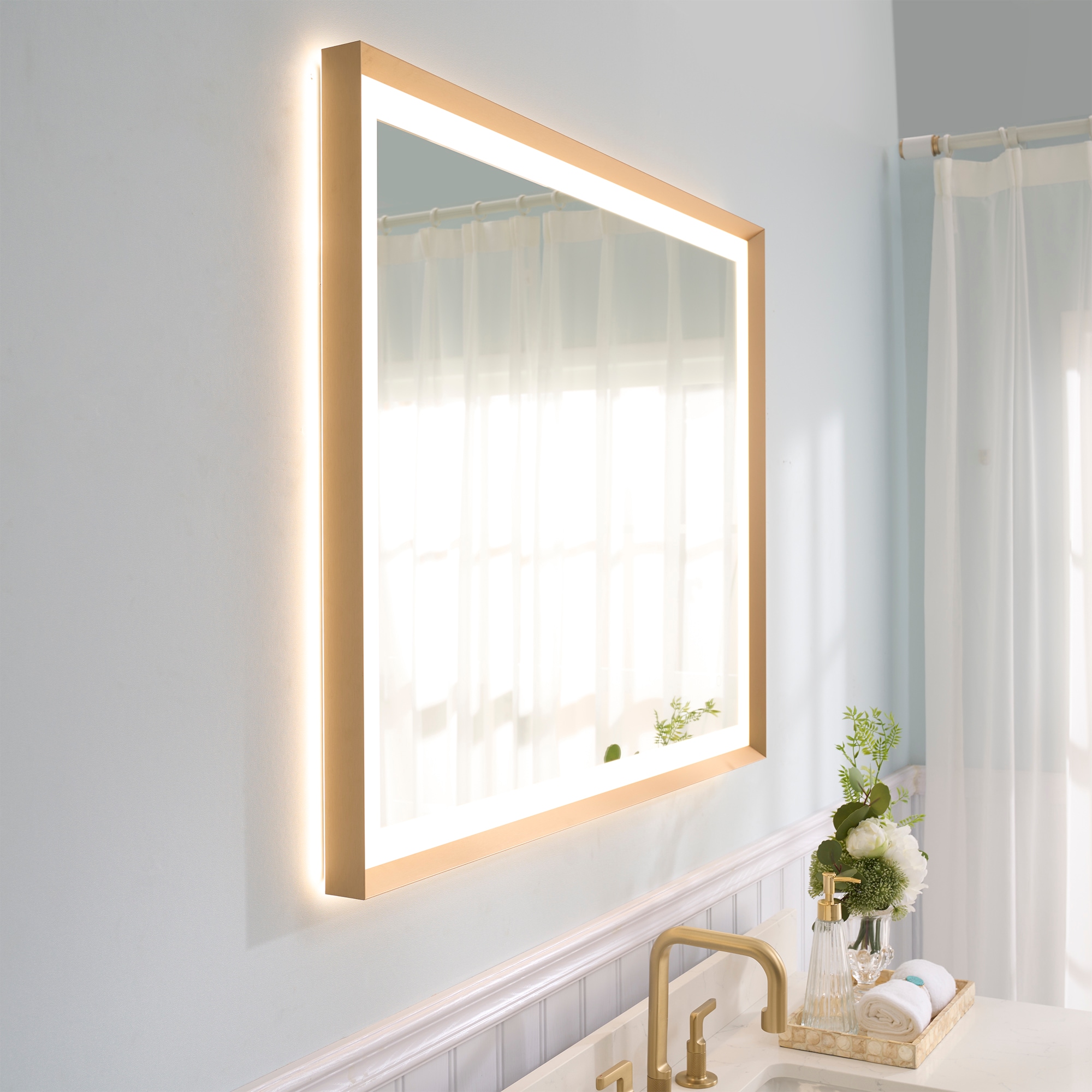 WELLFOR W6FM4032BG Framed-Bath-Mirrors - View #4