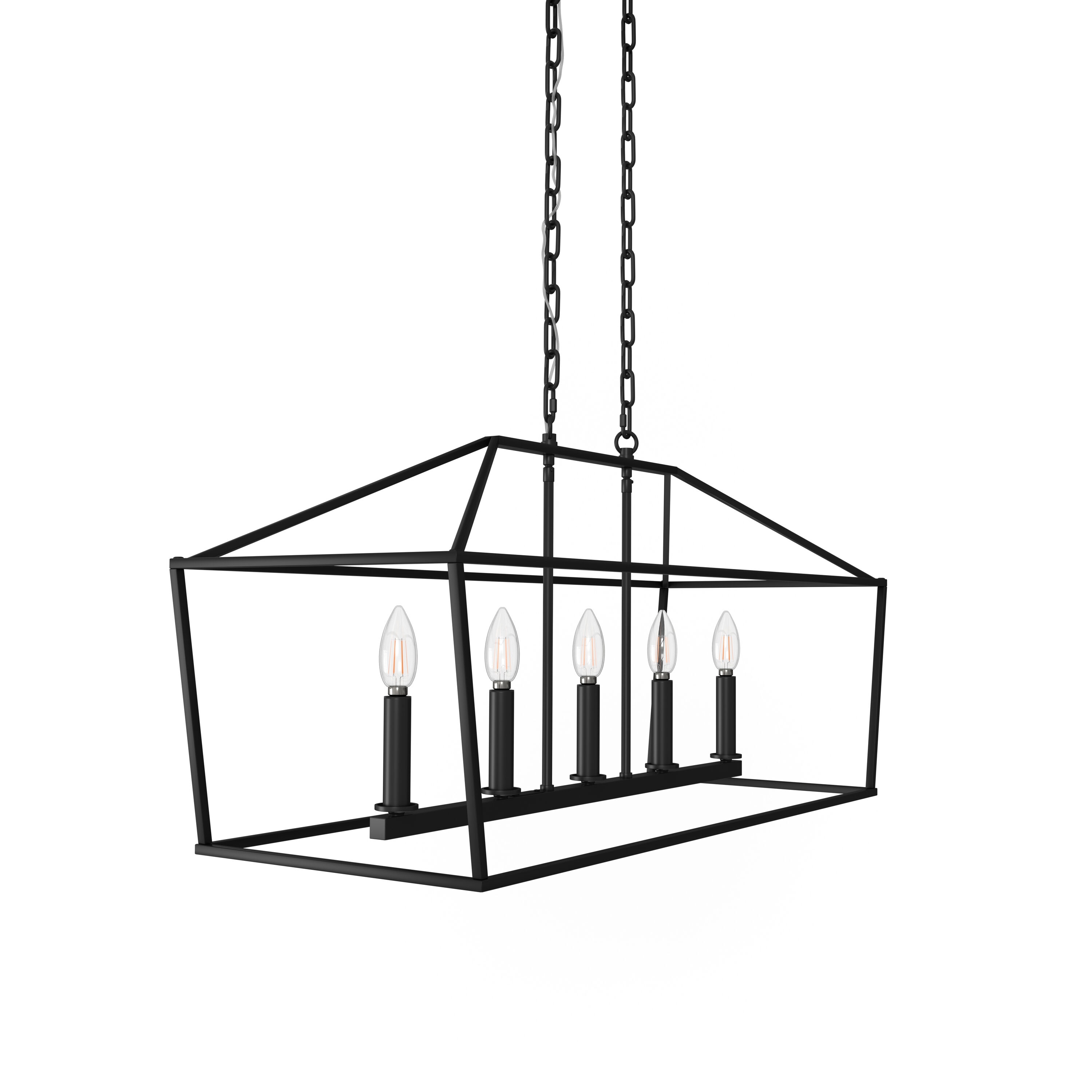 allen + roth CH31-5MBK Pendant-Lights - View #8