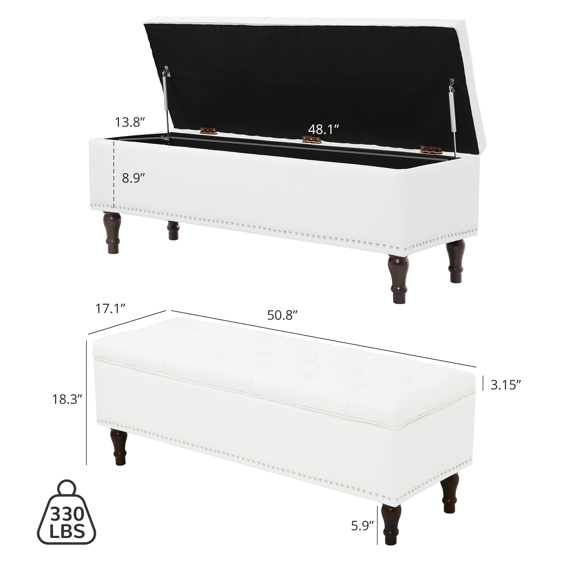Yurevna DW-008-06LS Indoor-Ottomans - View #5