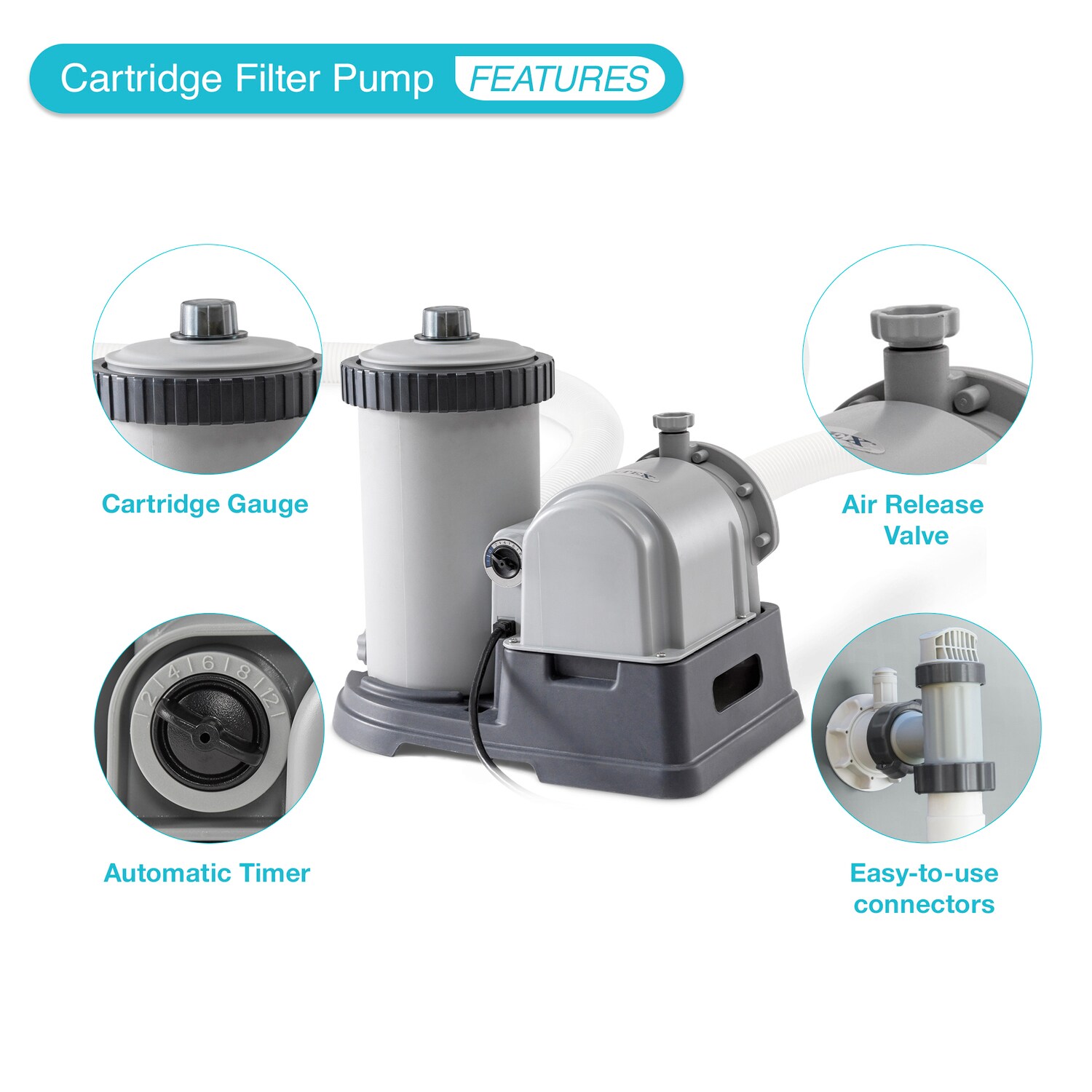 Intex 34535 Pool-Filter-Skim-Sys-Parts - View #6