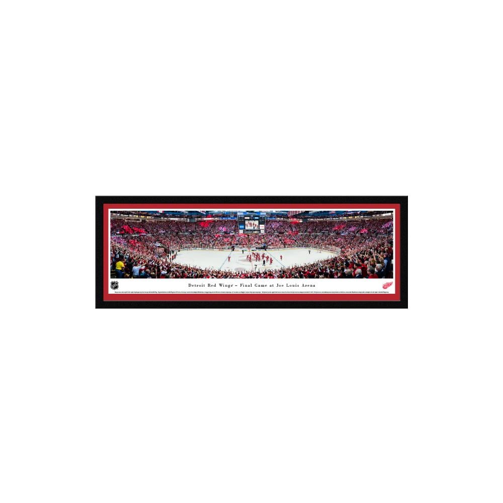 Detroit Red Wings Panoramic Poster - Joe Louis Arena