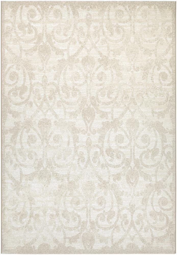 Couristan 89650130311056T MARINA 3 x 5 (ft) Polypropylene Champagne Rectangular Indoor Floral/Botanical Area rug