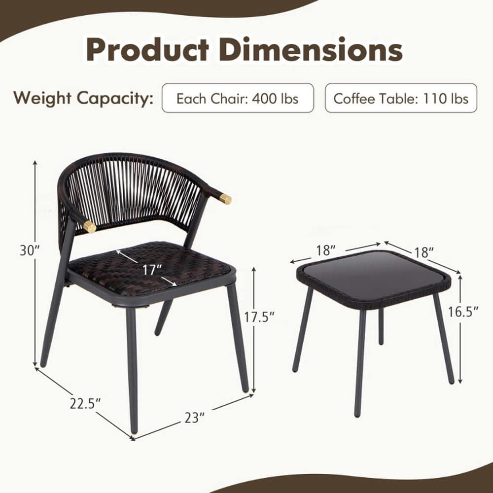 VERYKE 5943287724854 Patio-Conversation-Sets - View #3