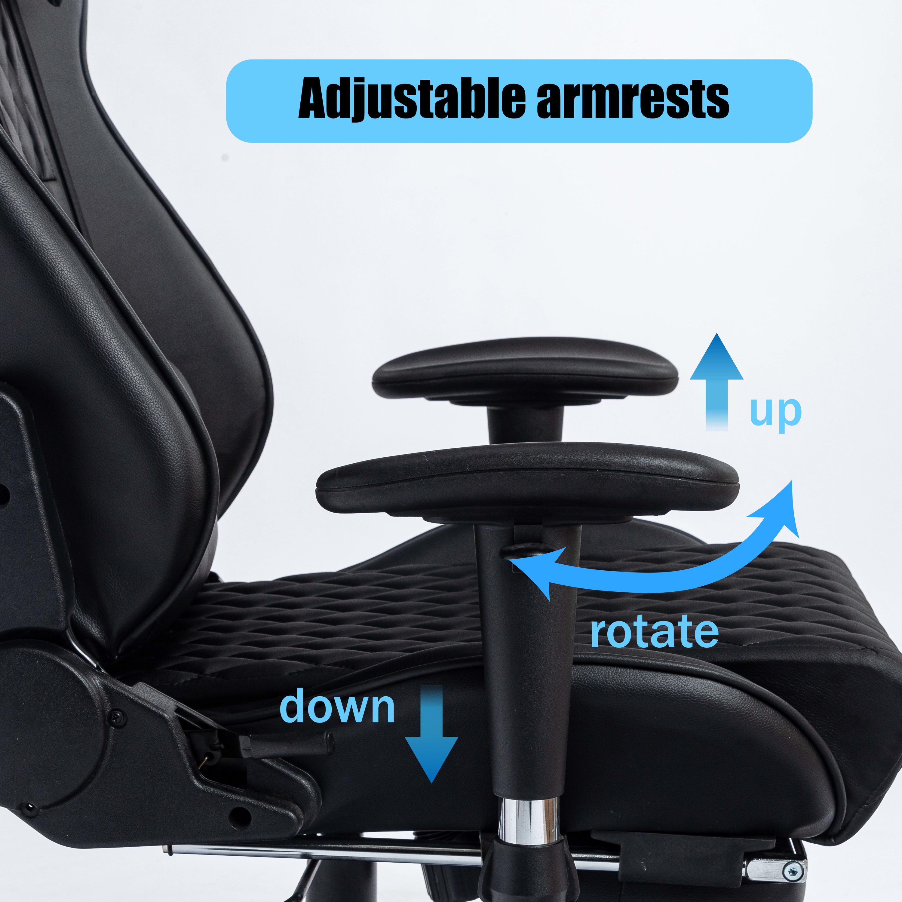 CASAINC WB-8393-BLACK Office-Chairs - View #6