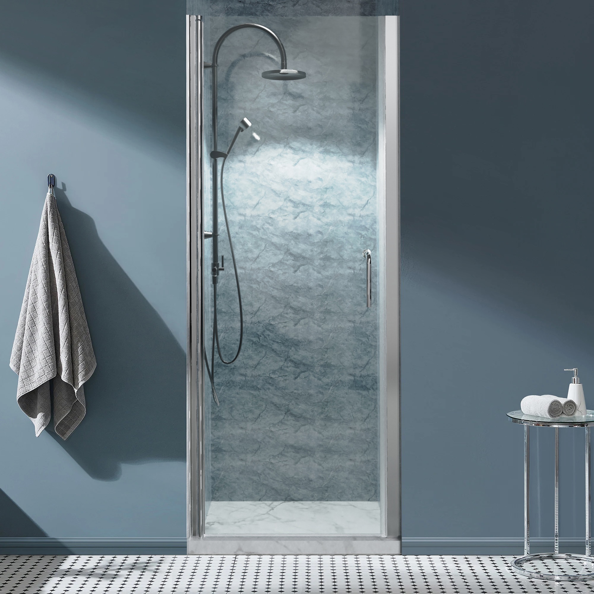 Pivot Shower Door Stainless Steel Bathtubs & Whirlpool Tubs At Lowes.com