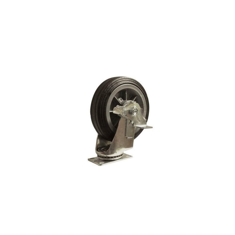 Snap-Loc SNPL092  Caster 6 in. All-Terrain Swivel Brake, Solid Rubber