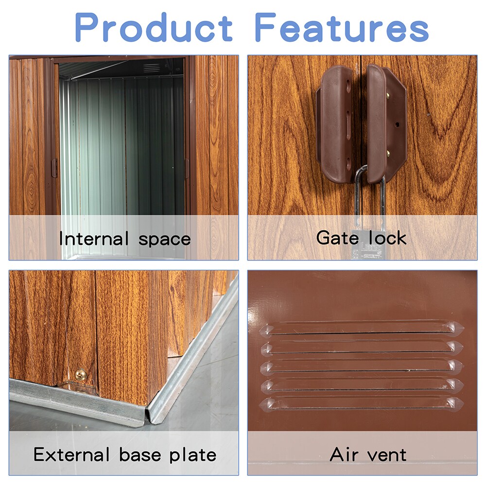 Topcraft GSH002 Metal-Storage-Buildings-Sheds - View #3