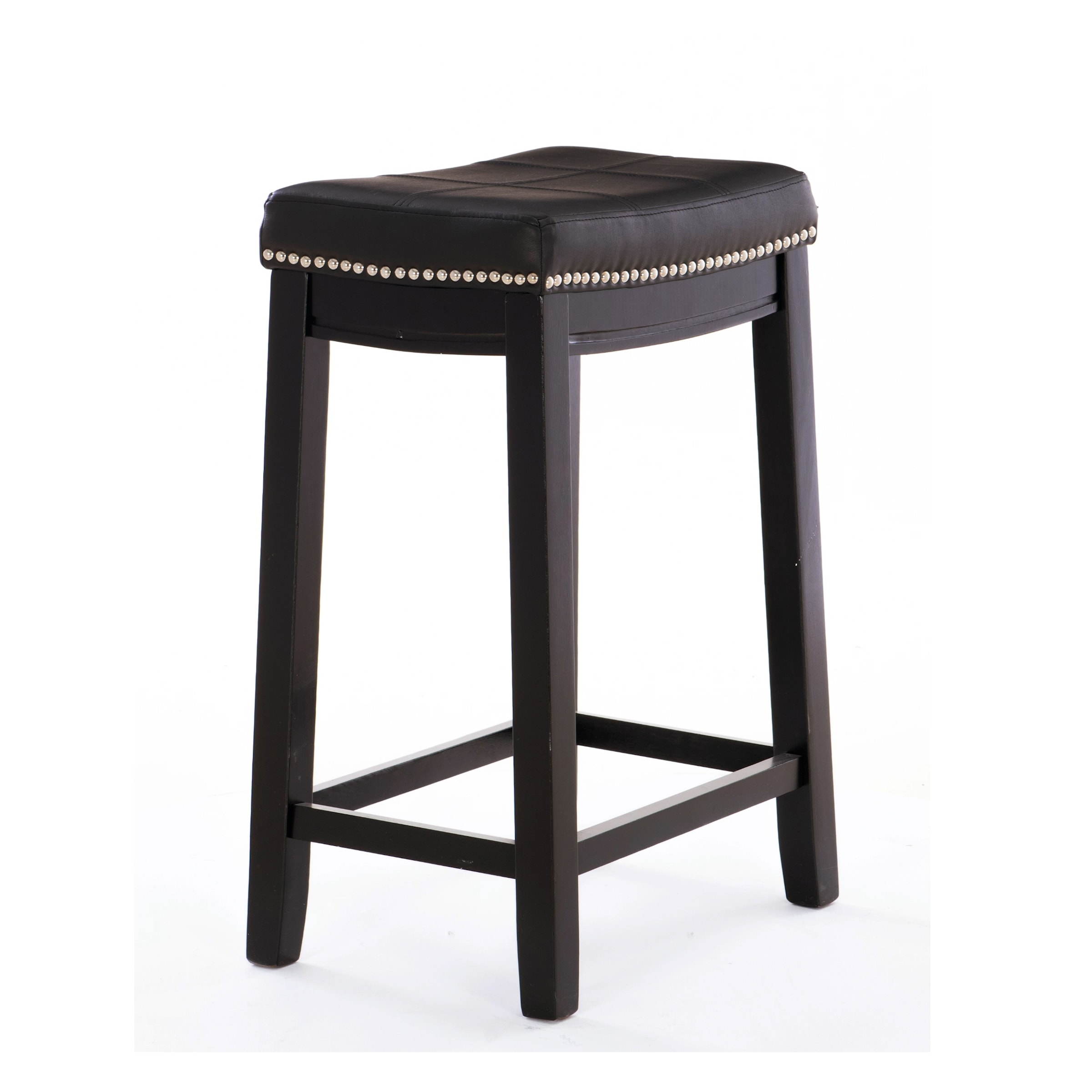 linon claridge counter stool black