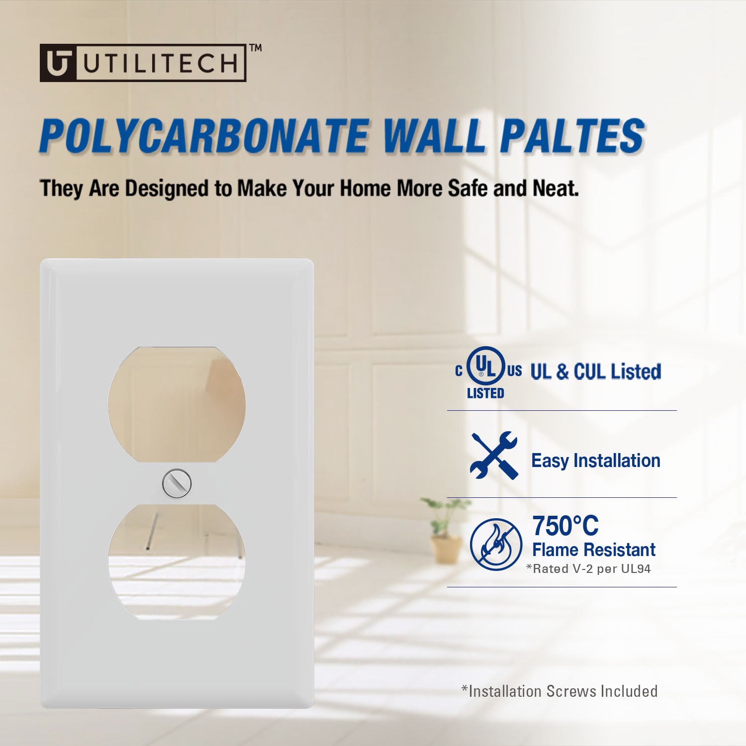 Utilitech 3021-WH10 Electrical-Wall-Plates - View #2