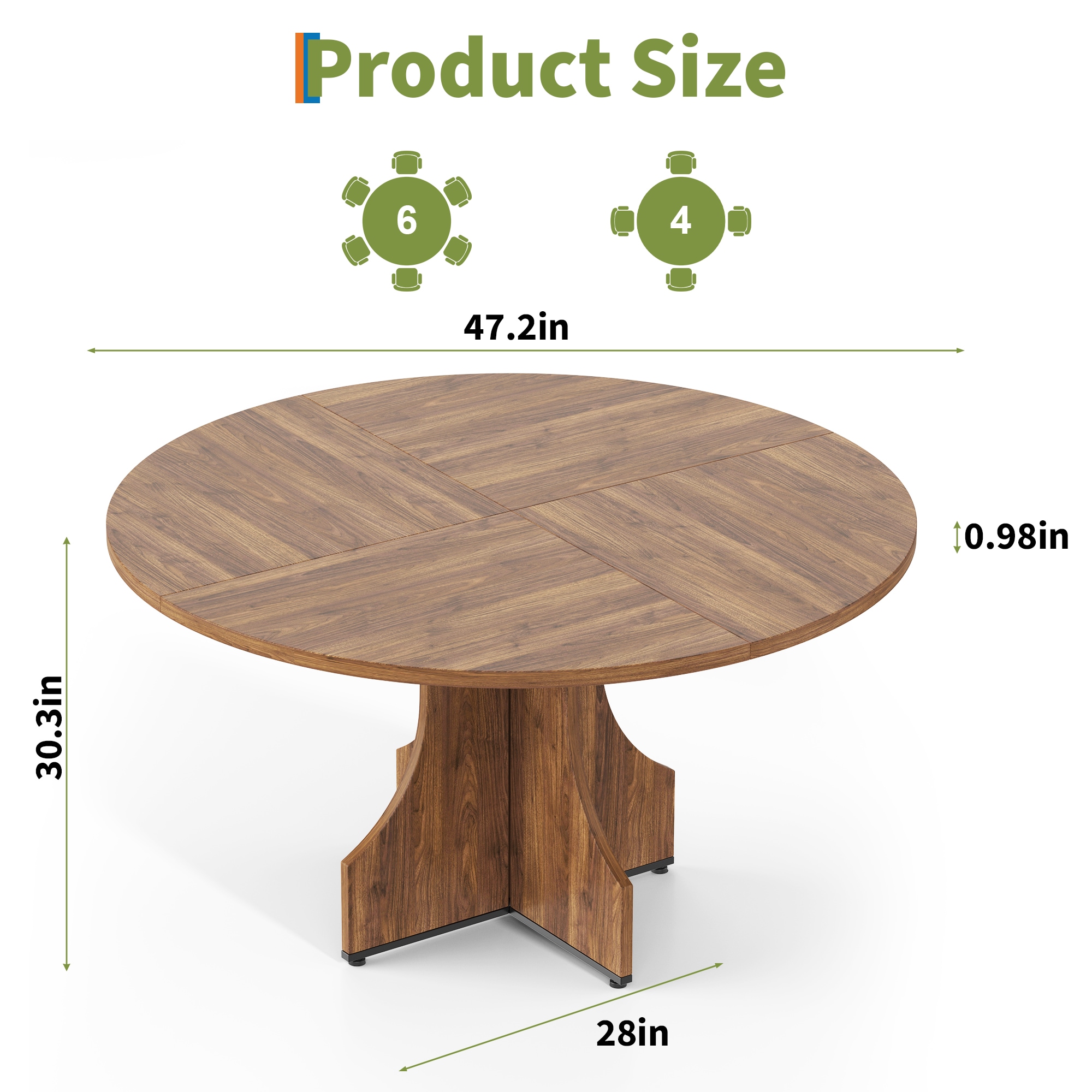 Garvee CK0-UKQ31-WNR Dining-Tables - View #2