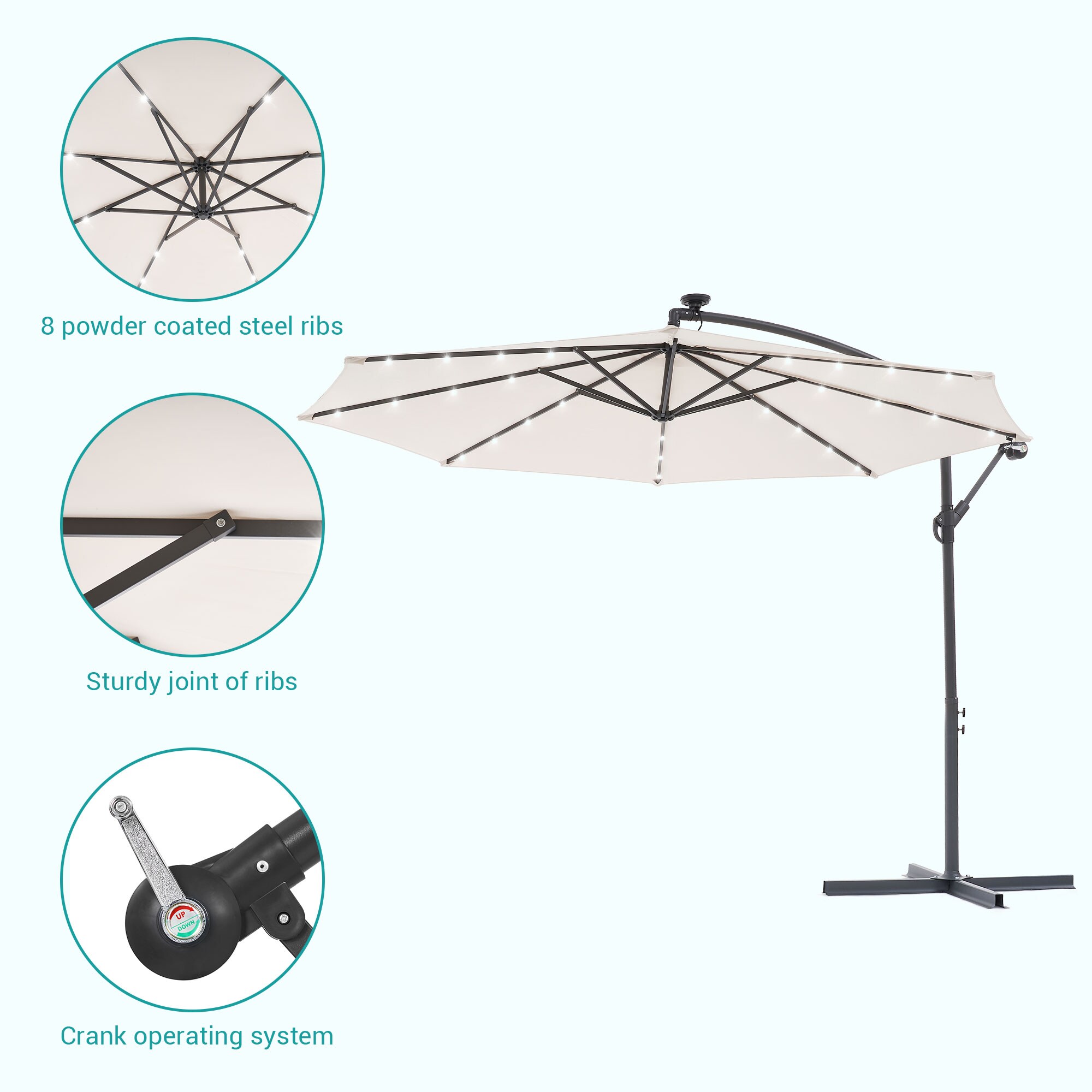 ACEGOSES LW-LED34M Umbrellas-2 - View #4