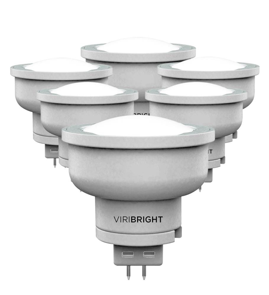 Viribright Lighting 35-Watt EQ MR16 Daylight G5.3 Base Dimmable LED Light  Bulb (6-Pack) in the Spot & Flood Light Bulbs department at
