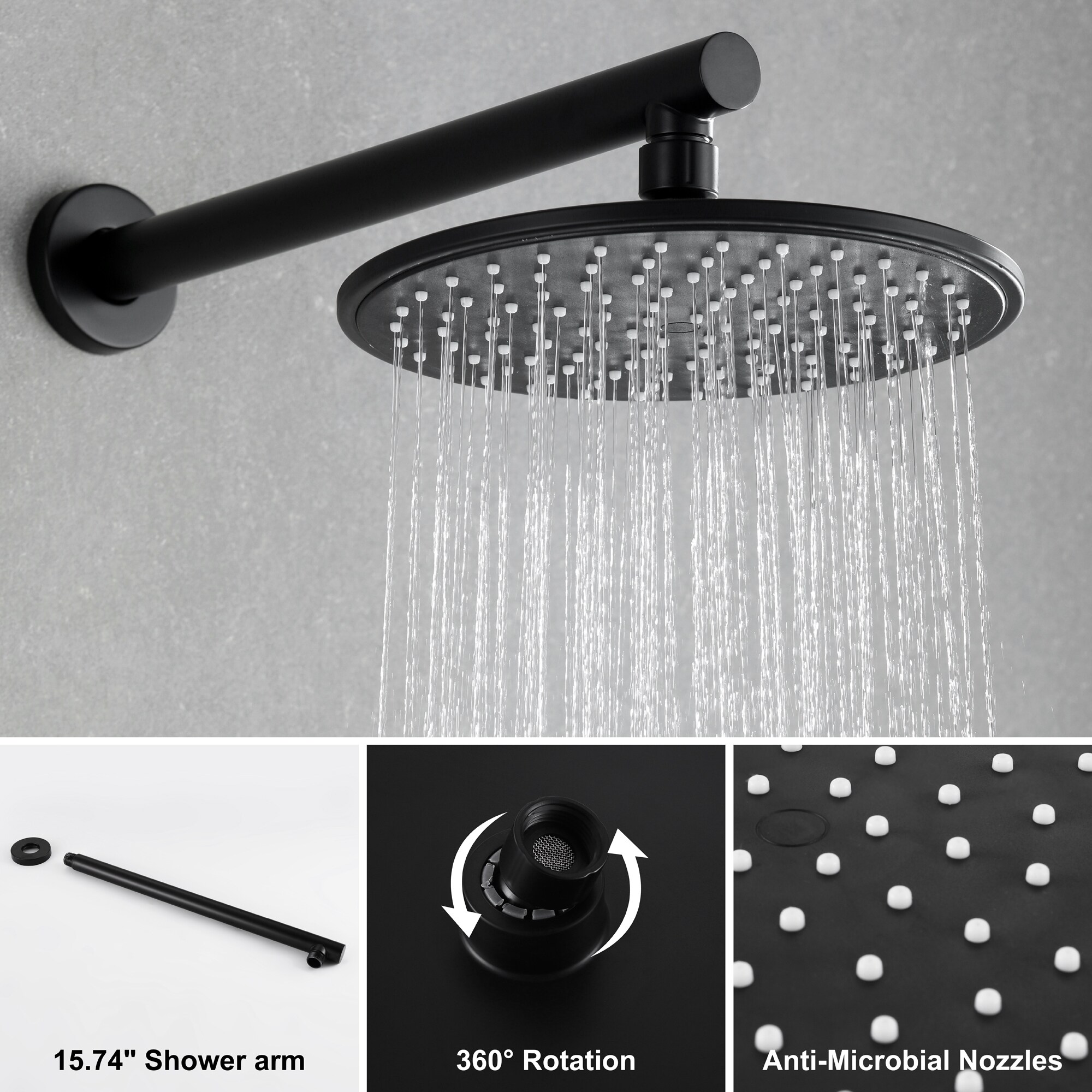 Mondawe MO6006-10ORB Showerhead-Bar-Panels - View #8
