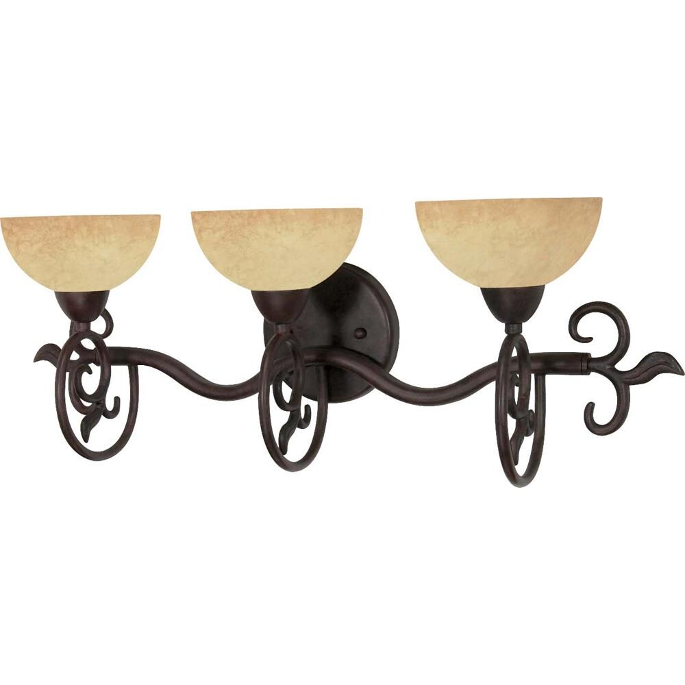  LW047 Tapas 24-in 3-Light Old Bronze Transitional Vanity Light