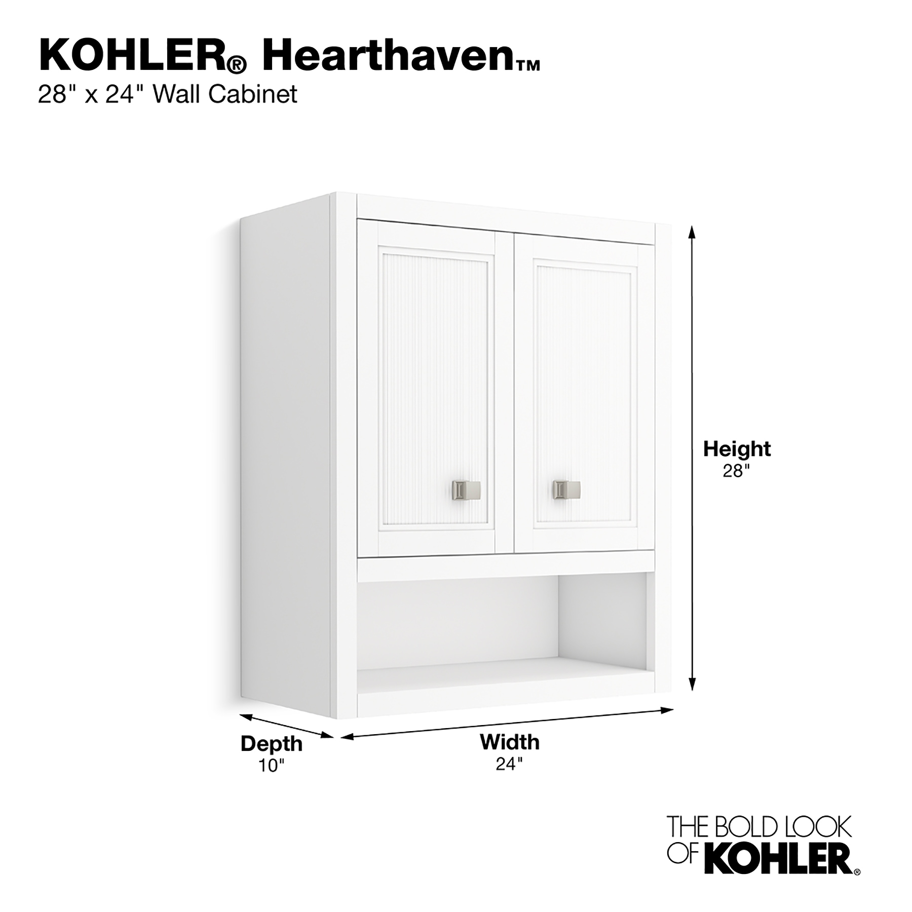 KOHLER 33541-ASB-0 Bathroom-Wall-Cabinets - View #5