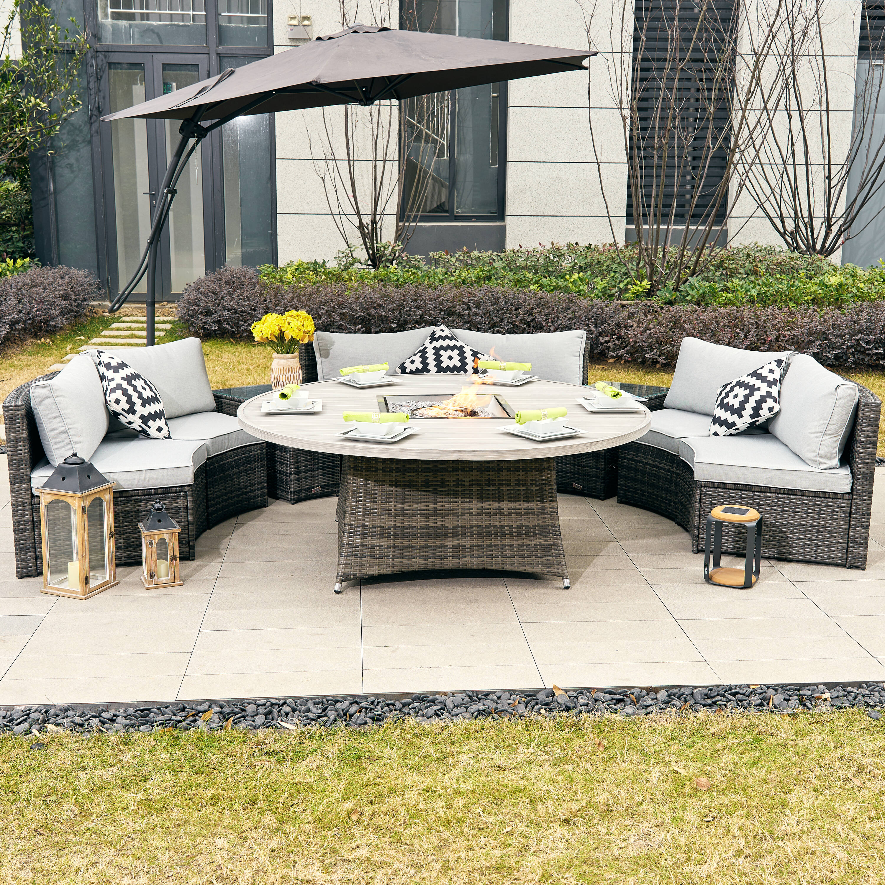 Direct Wicker DWS-1205B6S2T&08A-G Patio-Dining-Sets - View #12