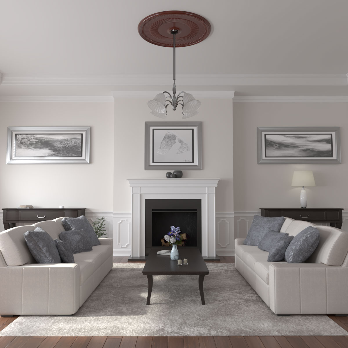 Ekena Millwork CM51NEBMF Ceiling-Medallions - View #4